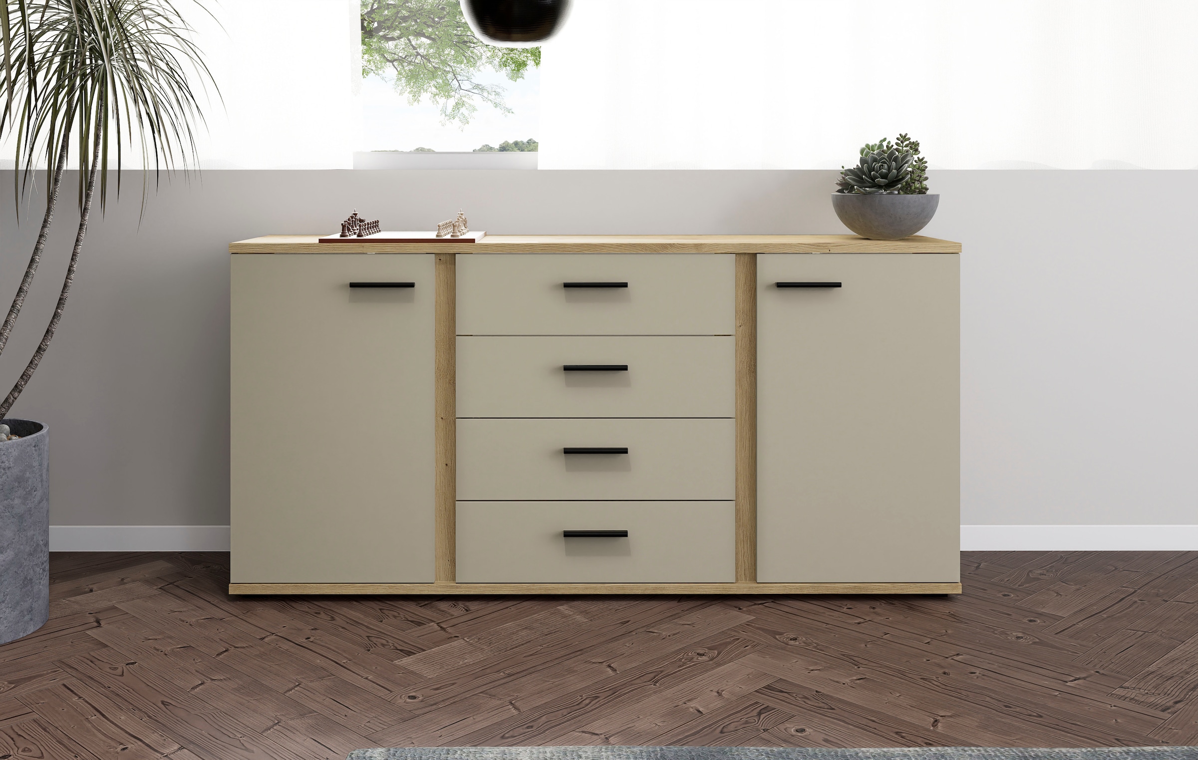 HBZ Sideboard "Kanada, BxHxT 170x84x40 cm" 1 Stk. tlg. Breite 170cm, Unterf günstig online kaufen