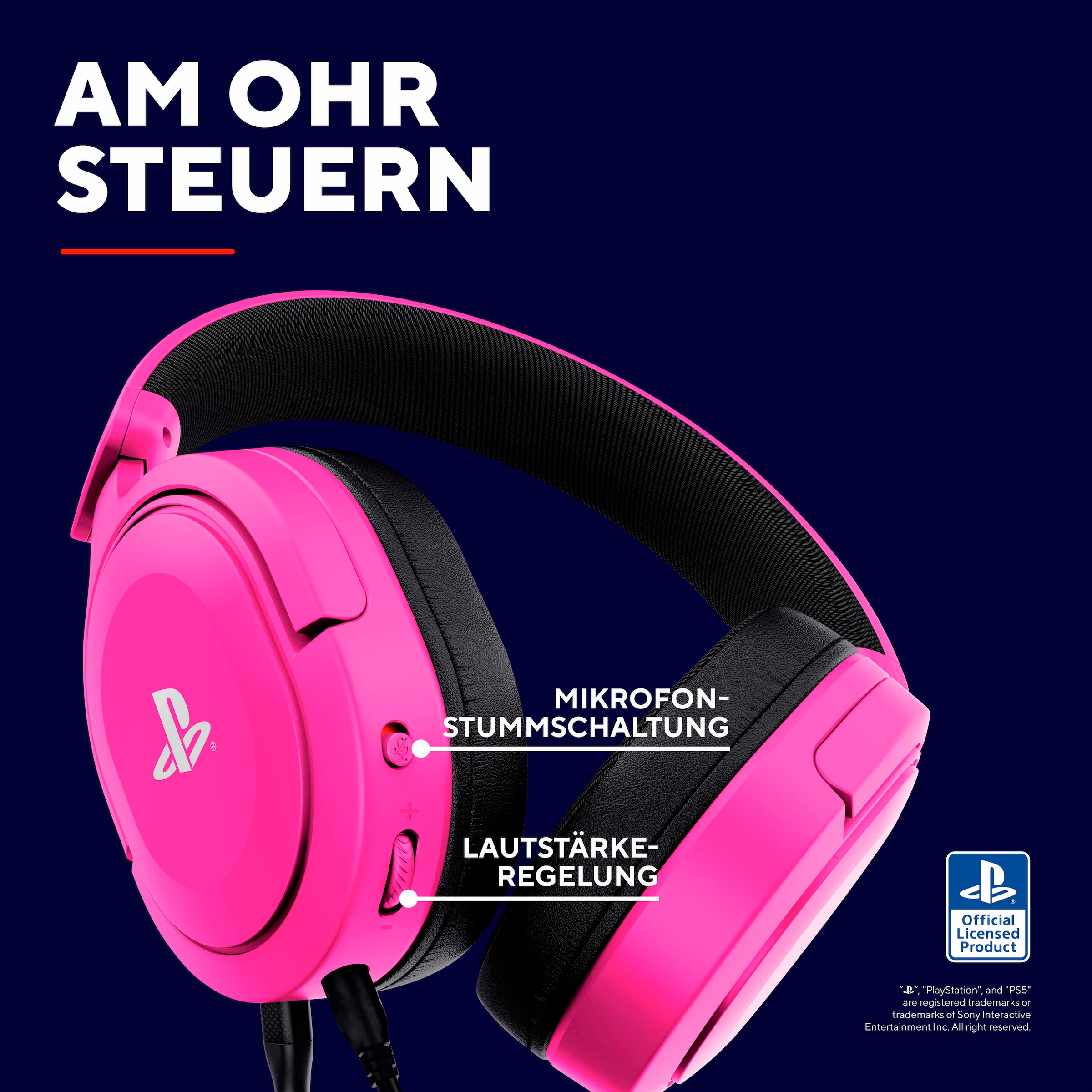 Trust Gaming-Headset »GXT 498P Forta«, Mikrofon abnehmbar