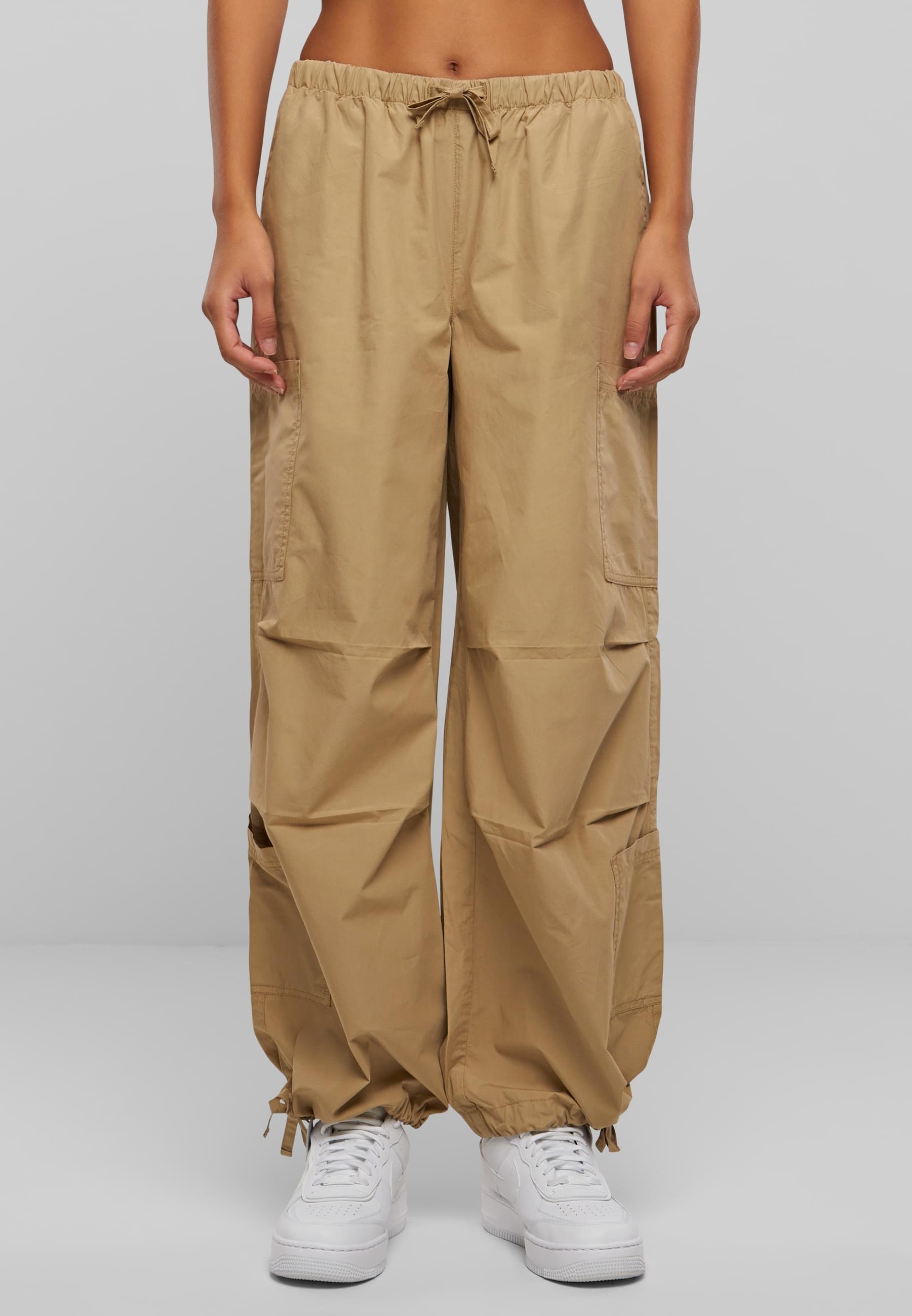 Cargohose »Urban Classics Ladies Cotton Cargo Parashute Pants«, (1 tlg.)