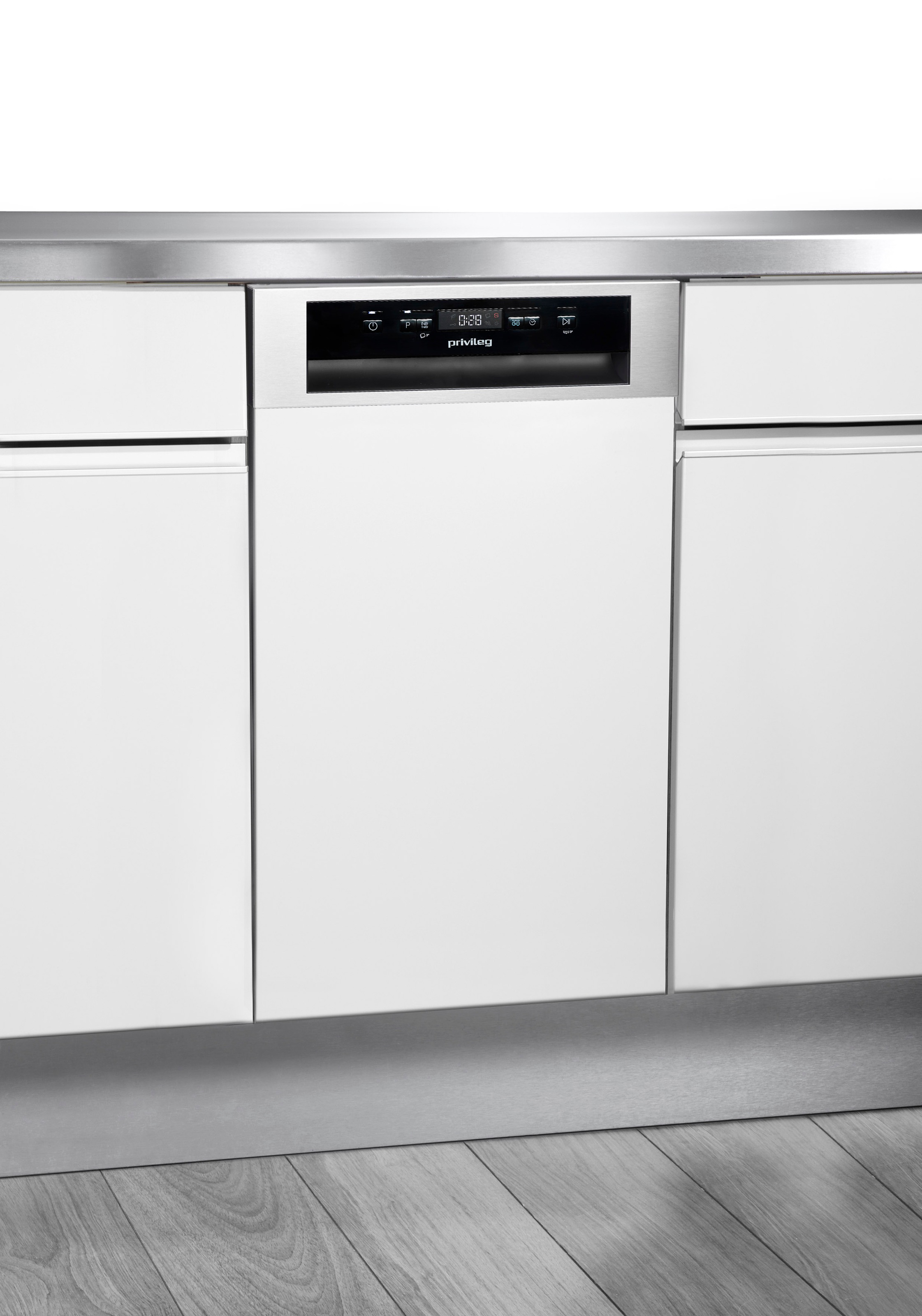 Privileg teilintegrierbarer Geschirrspüler "PV2PC10BS7A0" 10 Maßgedecke Aut günstig online kaufen