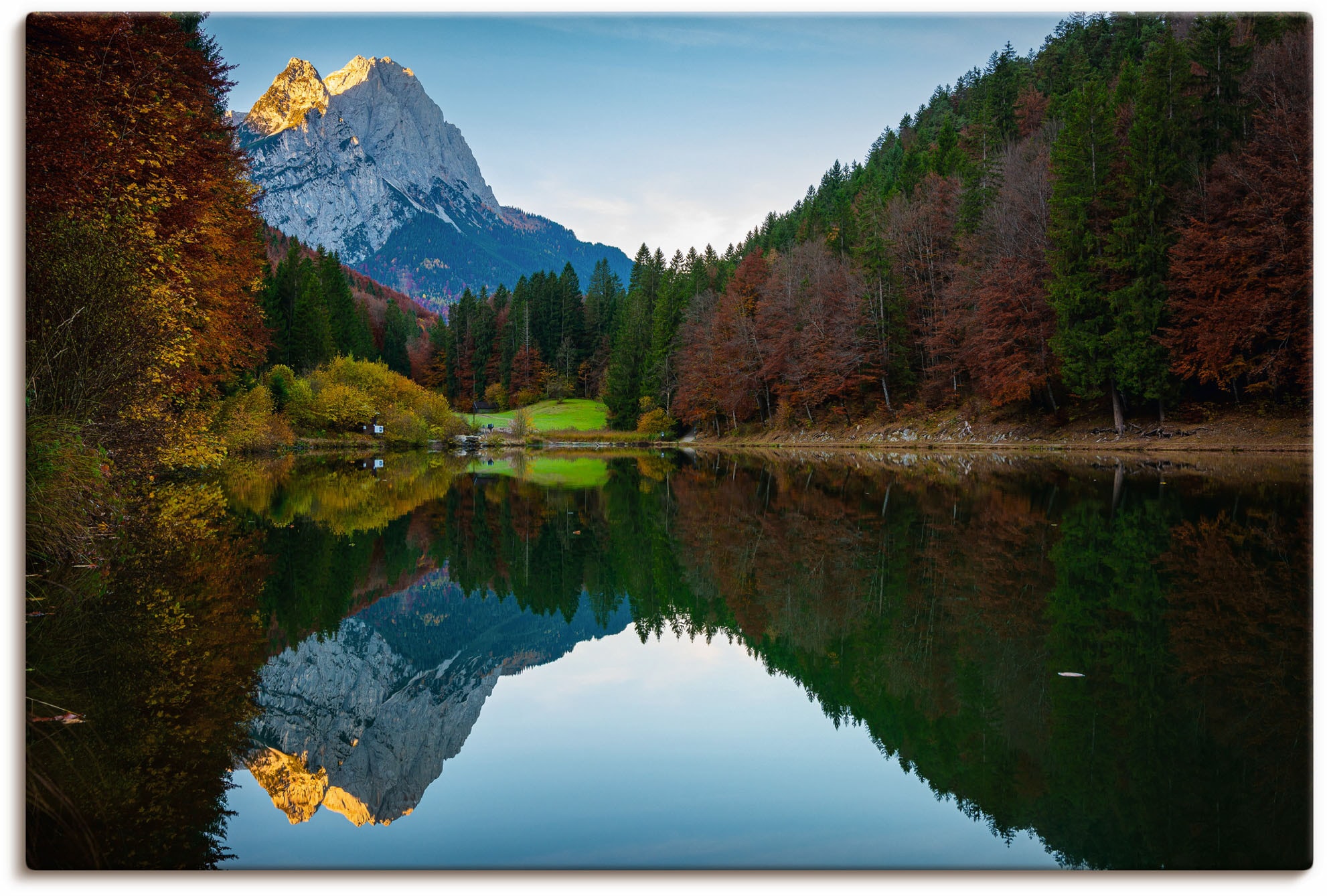 Artland Paveikslas »Herbst ant Rießersee« Berg...