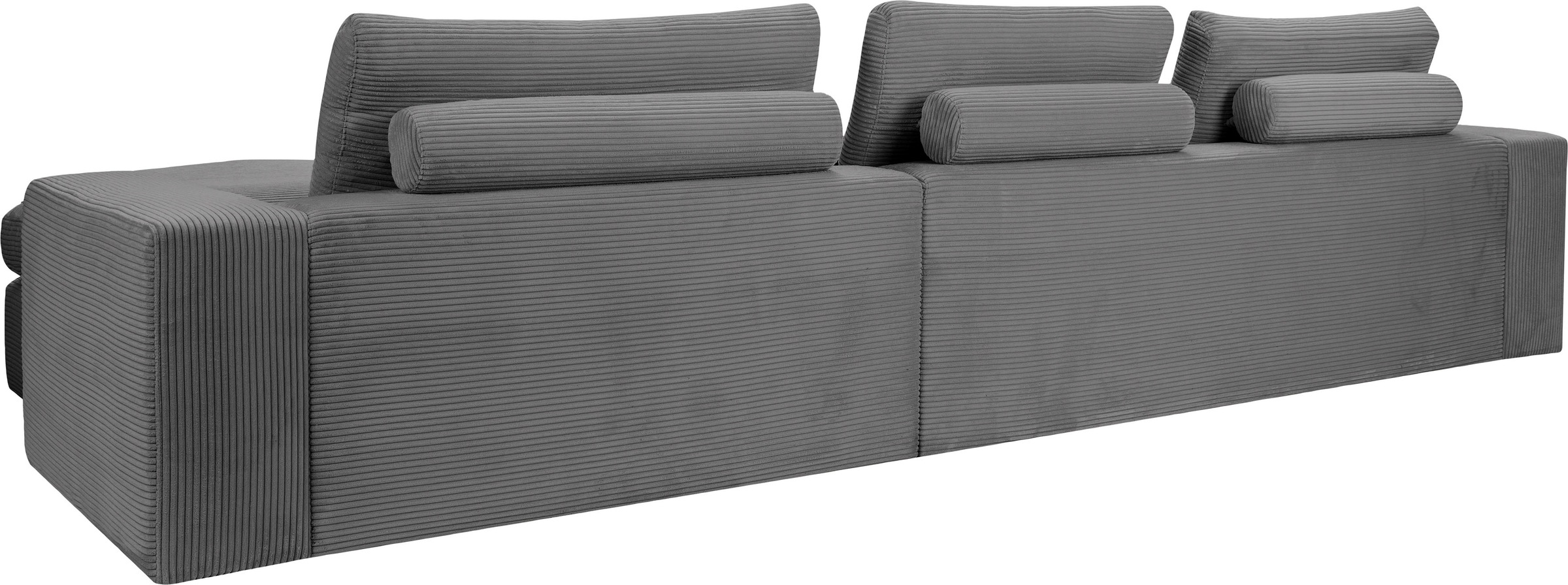 alina Ecksofa »Sandy«, mit Recamiere, in modernem Cordstoff