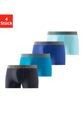 s.Oliver Boxer, (Packung, 4 St.), mit kontrastfarbenem Webbund kaufen s.Oliver Boxer, (Packung, 4 St.), mit kontrastfarbenem Webbund kaufen