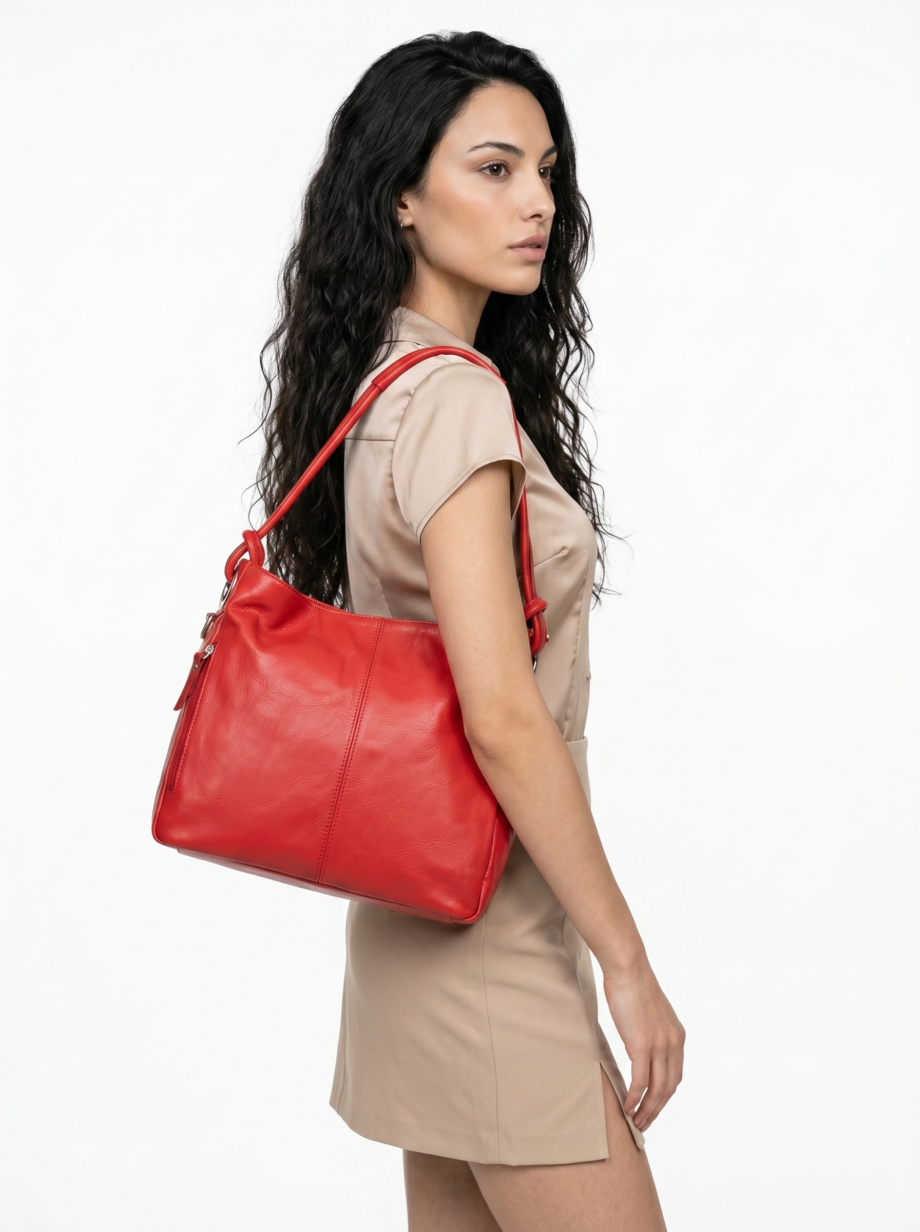 Samantha Look Shopper "SAMANTHA LOOK Damen echt Leder, Made in Italy" echt Leder, Made in Italy