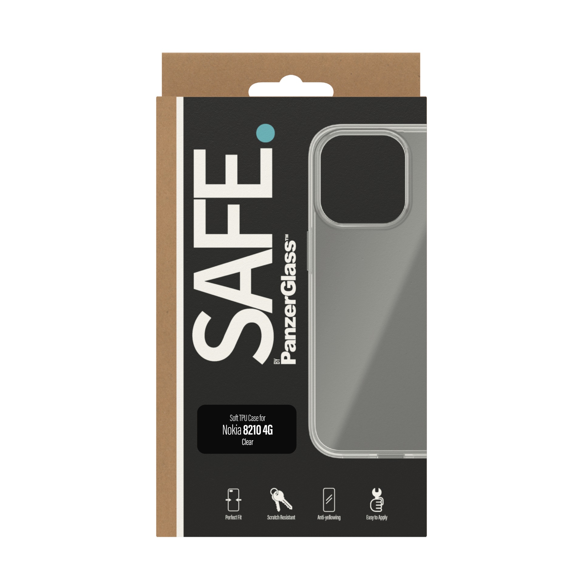 SAFE by PanzerGlass Handyhülle »Soft TPU Case für Nokia 8210 Libra«, Backcover, Schutzhülle, Handyschutzhülle, Case, Schutzcase, stoßfest