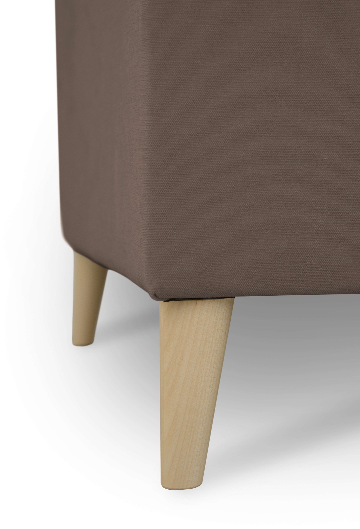 OTTO home Ecksofa »Oland Skandi, weicher Chenille-Stoff« L-Form, 289 cm, Wellenunterfederung, Skandi-Design, Massivholzfüße