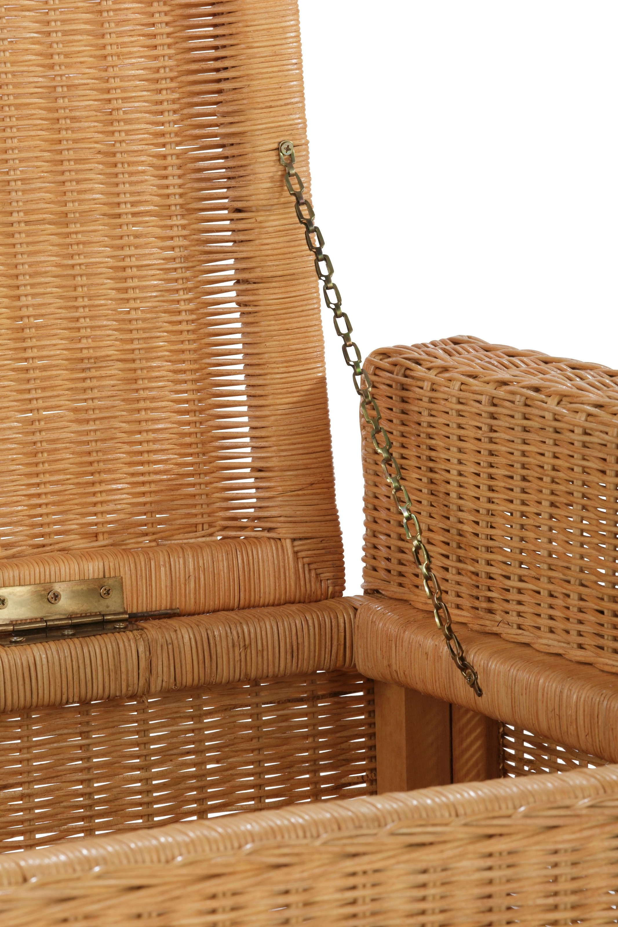 Home affaire Sitztruhe »Schönerempfang, TOPSELLER!«, (Rattan-Bank), Belastbar bis max. 80 Kg, mit Stauraum