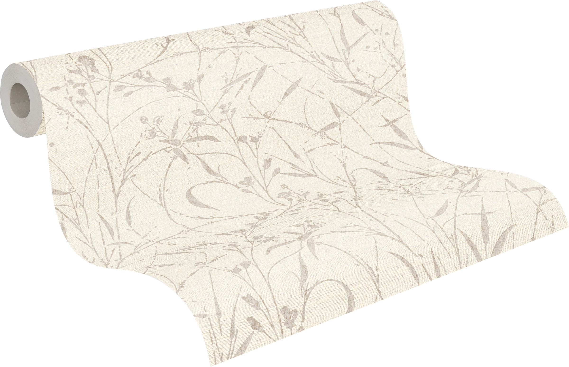 living walls Vliestapete »Vibes & Styles Fee – Wild Free Vliestapete« floral leicht strukturiert Filigranes Gräserdesign mit feinen Linien und dezentem Glanzeffekt
