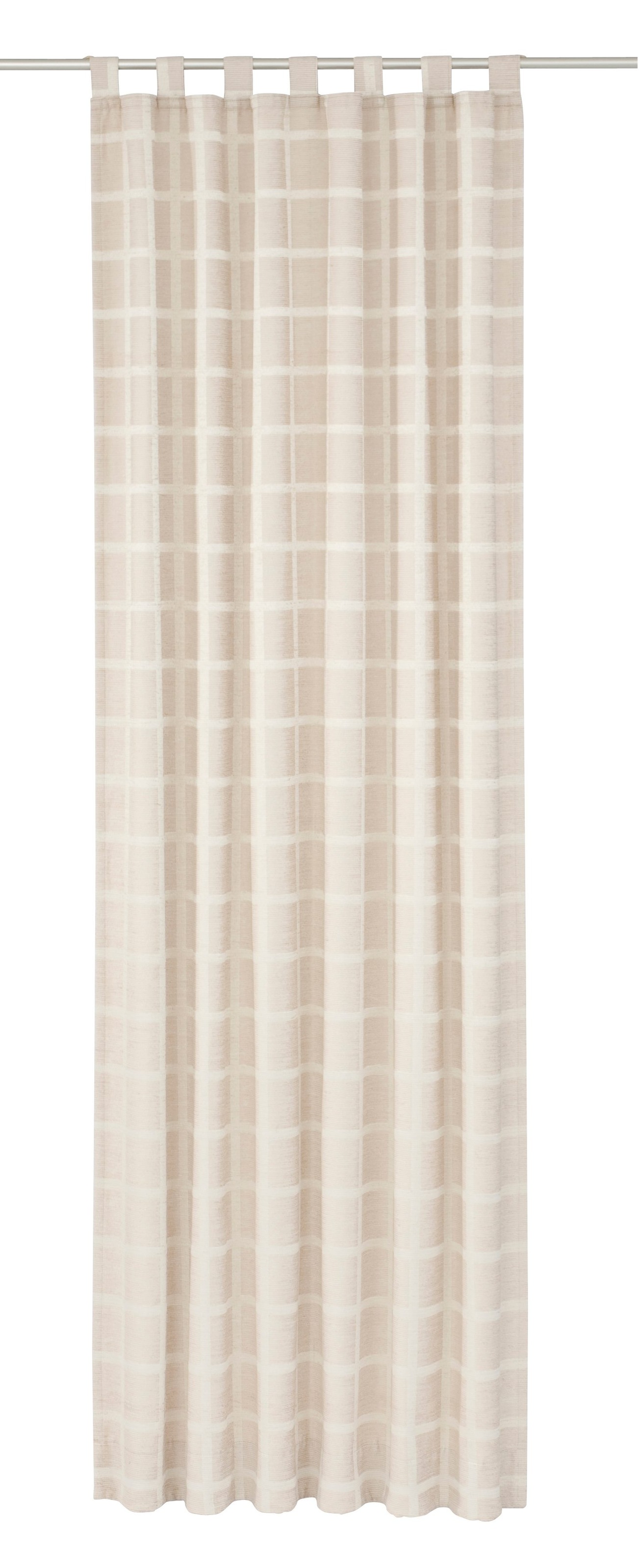 Wirth Vorhang "Toco-Karo" Schlaufen 1 Stk. tlg. günstig online kaufen
