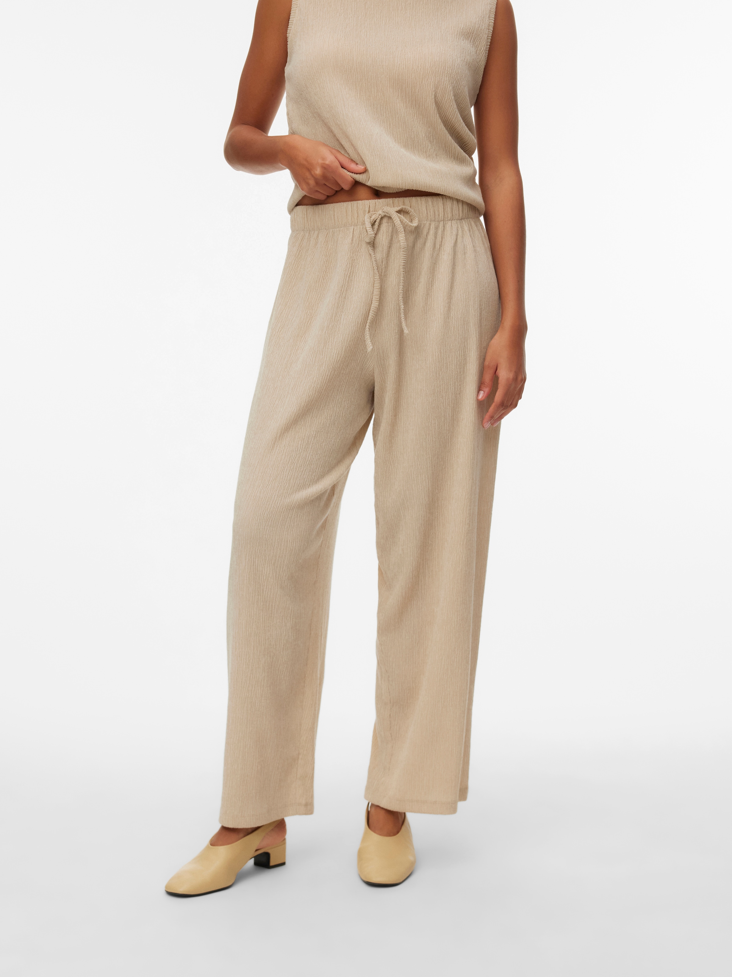 Vero Moda Schlupfhose "VMLUNA MW BALLON PANT JRS NOOS" Materialmix günstig online kaufen
