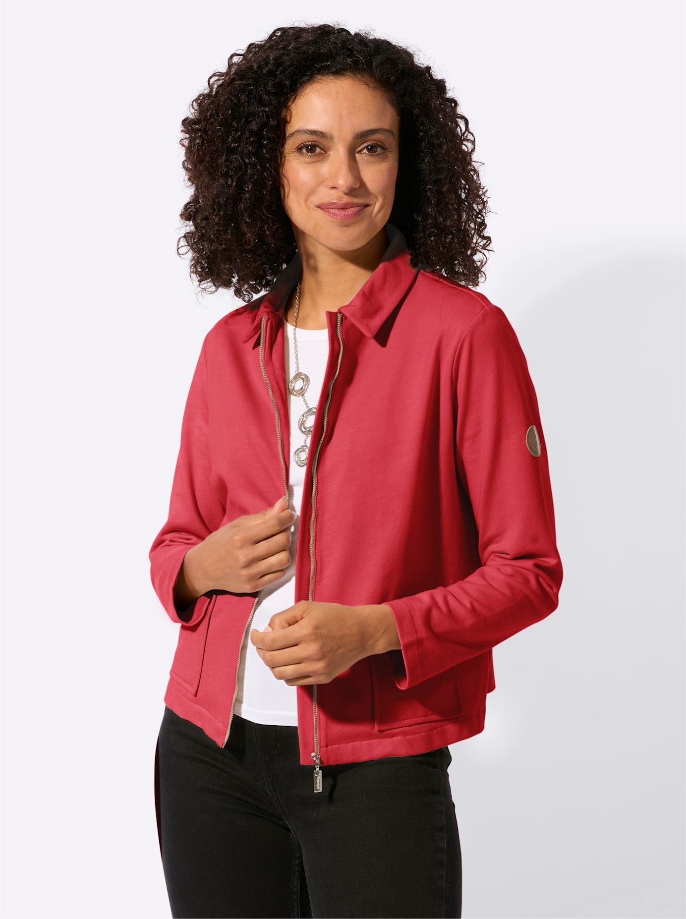 Casual Looks Shirtjacke "Sweatjacke" 1 tlg. günstig online kaufen