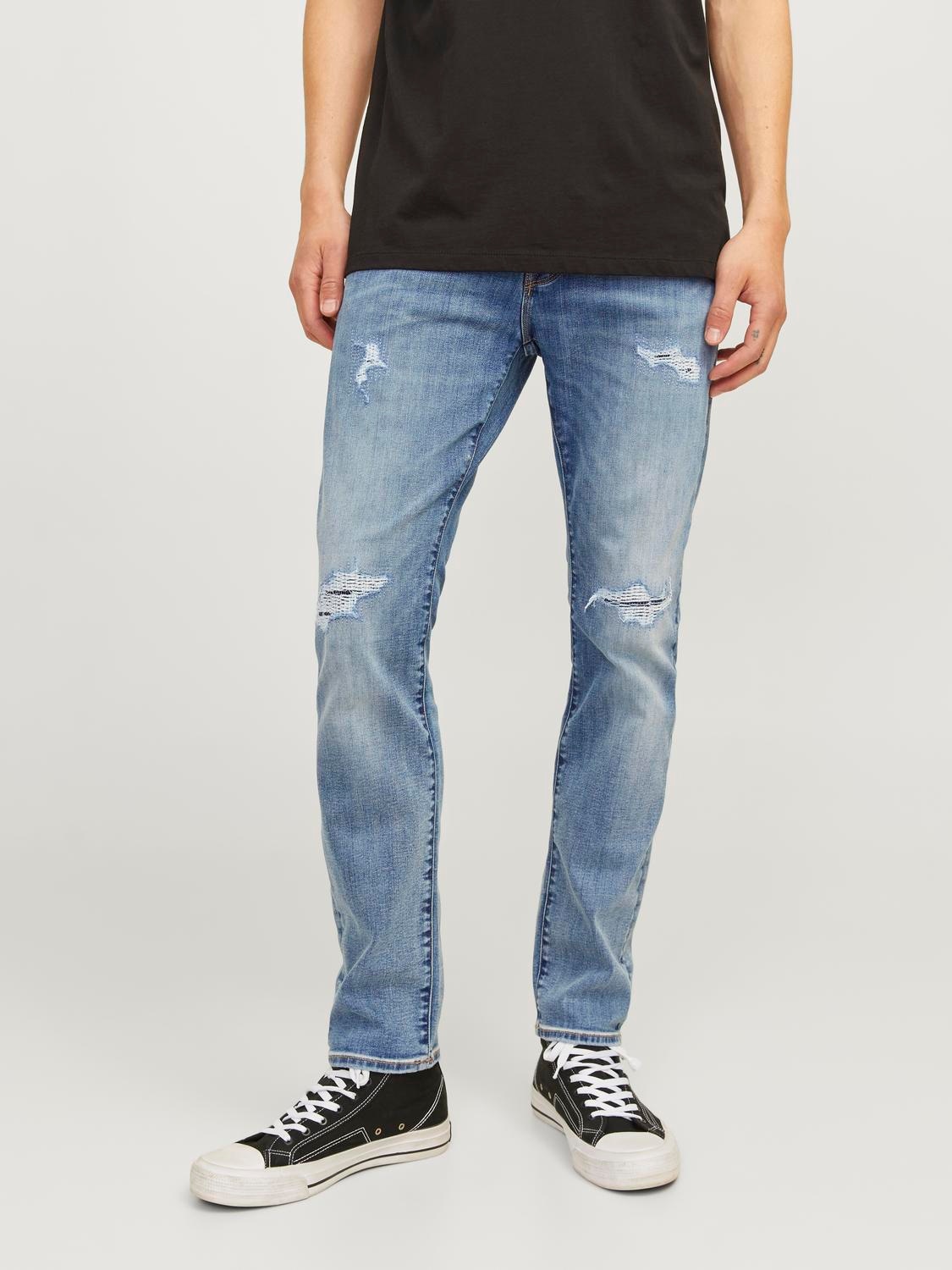 Jack & Jones Slim-fit-Jeans "JJIGLENN – Jeans mit Stretch, niedriger Leibhö günstig online kaufen