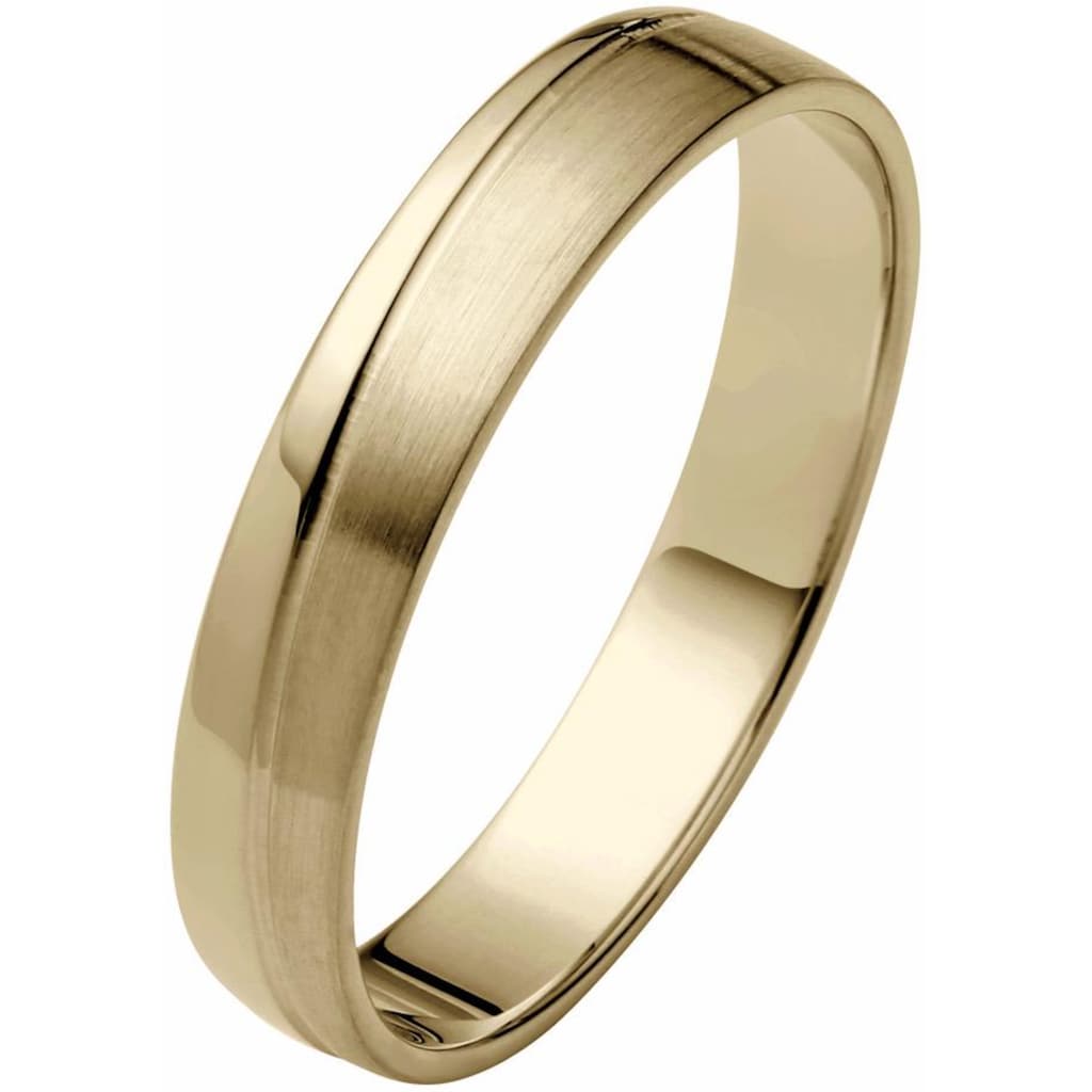 Firetti Trauring »Schmuck Geschenk Gold 375 Hochzeit Ehering "LIEBE"«, Made in Germany, wahlweise mit oder ohne Brillanten