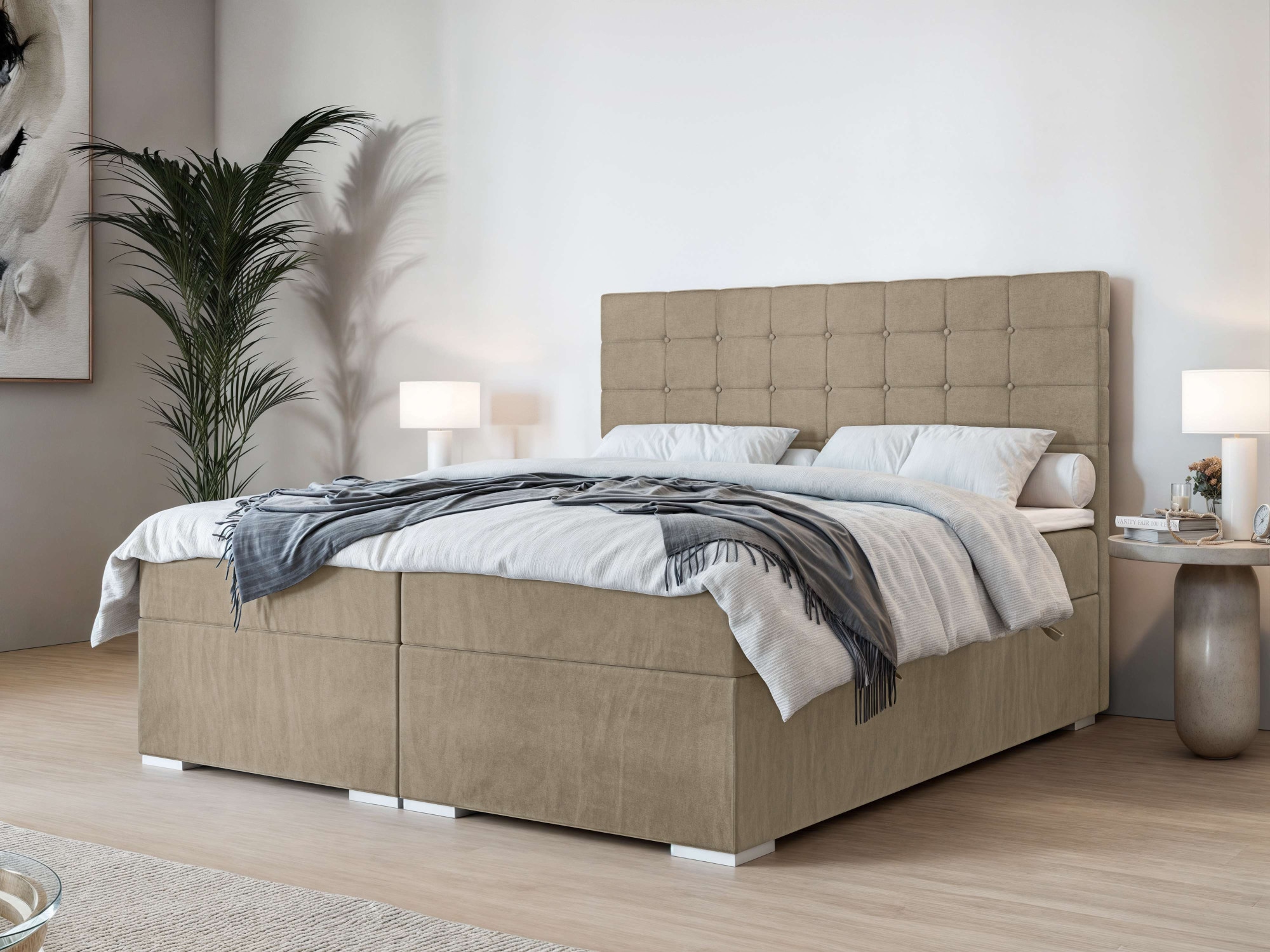 Home affaire Bett "Semla mit Matratze und Topper, in 3 Breiten (140, 160 un günstig online kaufen