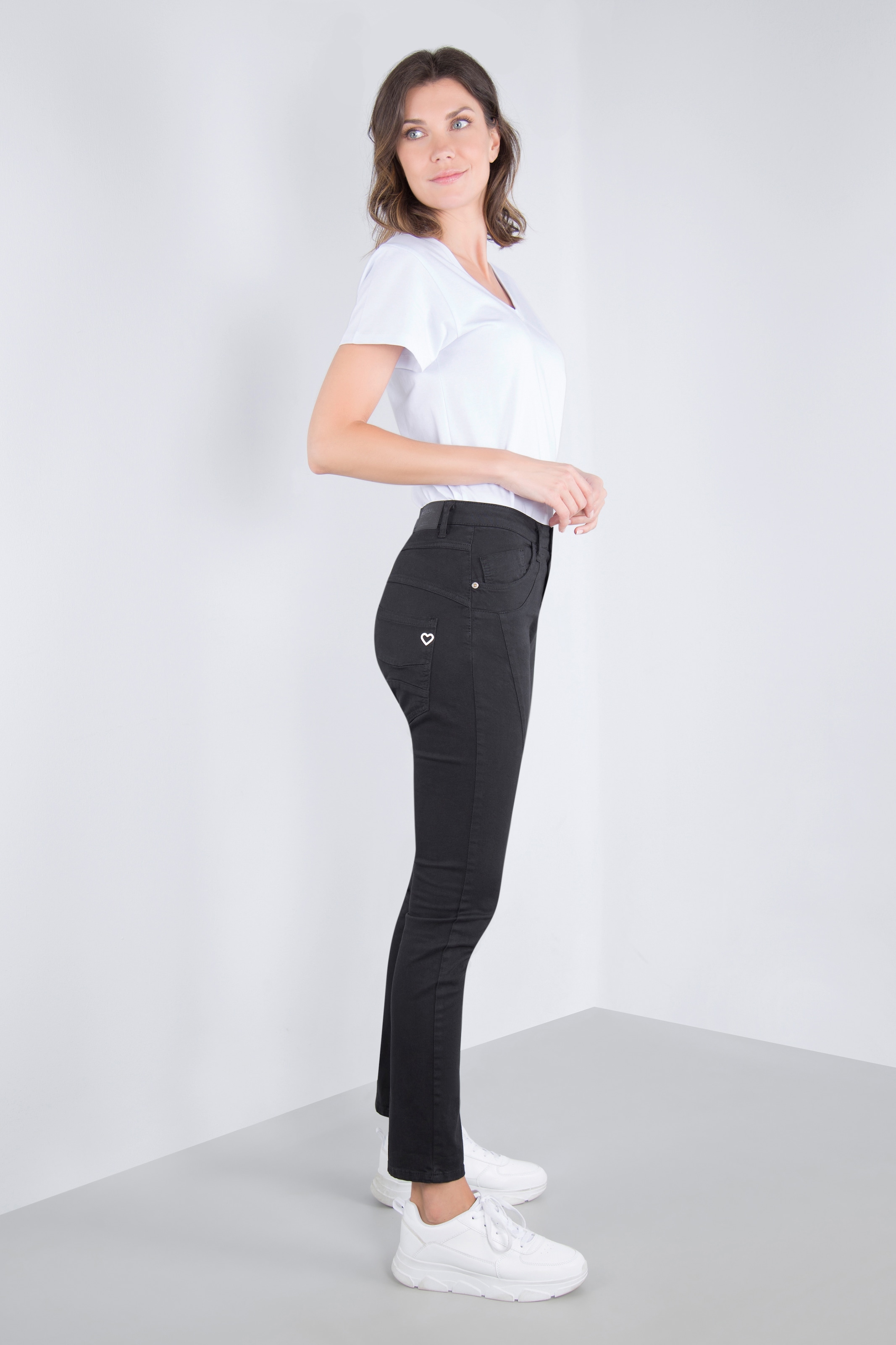 Please Jeans 5-Pocket-Jeans »P78A«, Crinkle Optik