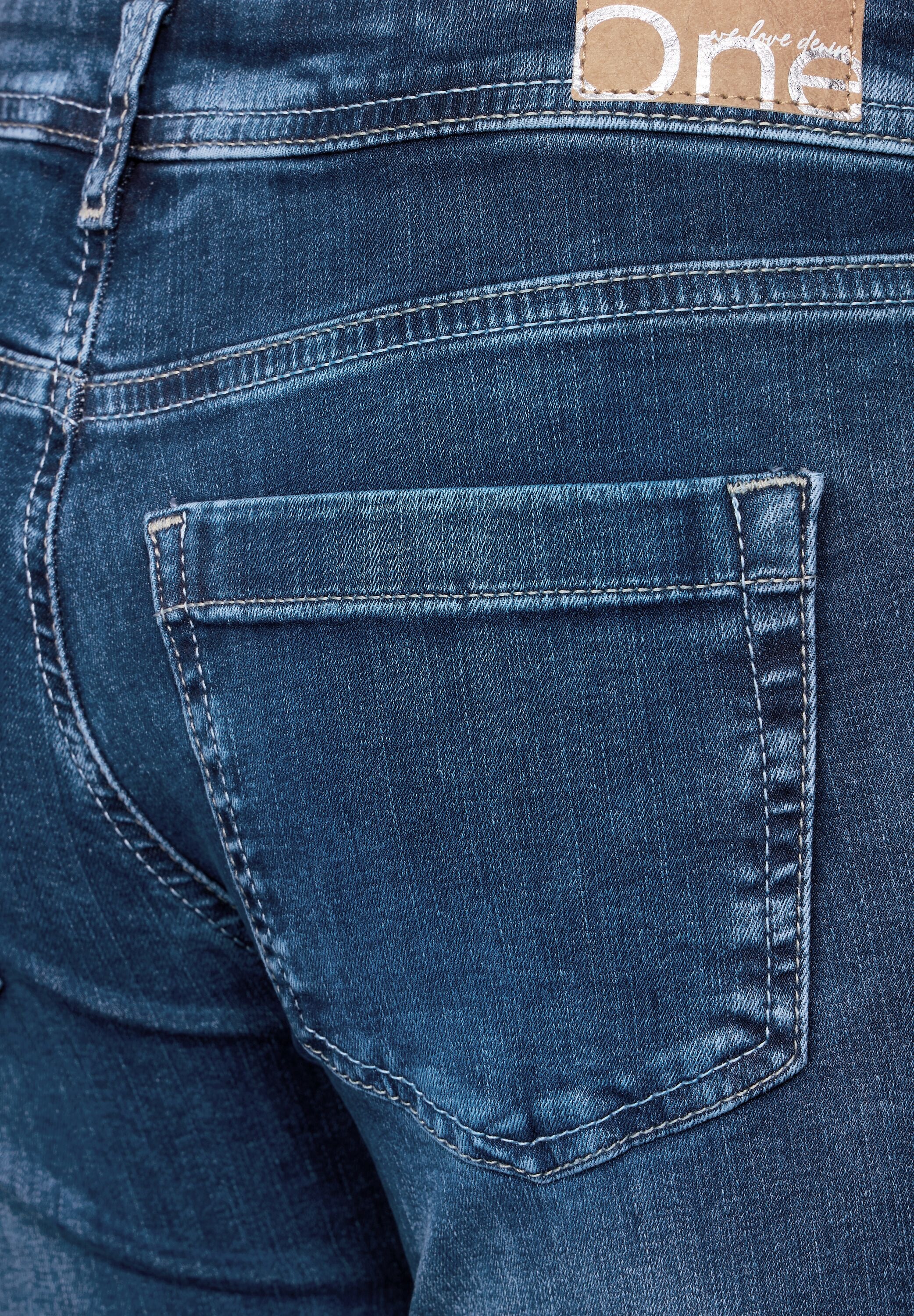 STREET ONE Slim-fit-Jeans, 5-Pocket-Style