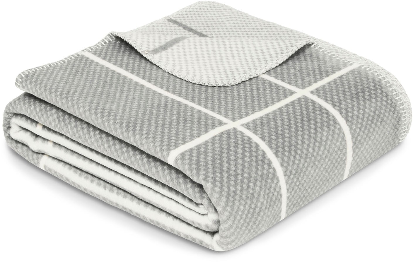 IBENA Wohndecke »Wohndecke Sanremo«, im modernen Gitterdesign