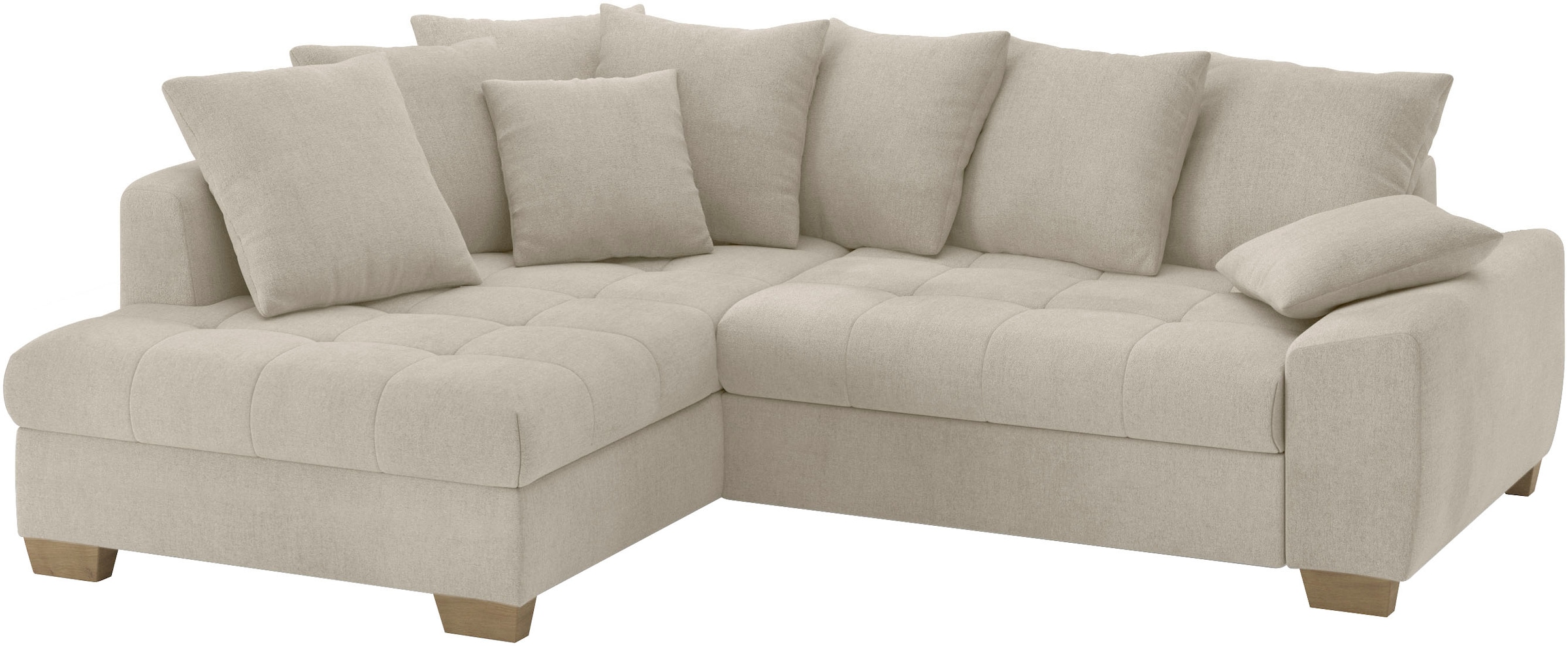Mr. Couch Ecksofa "Nikita II, L-Form", Wahlweise mit Bettfunktion, Bettkast günstig online kaufen