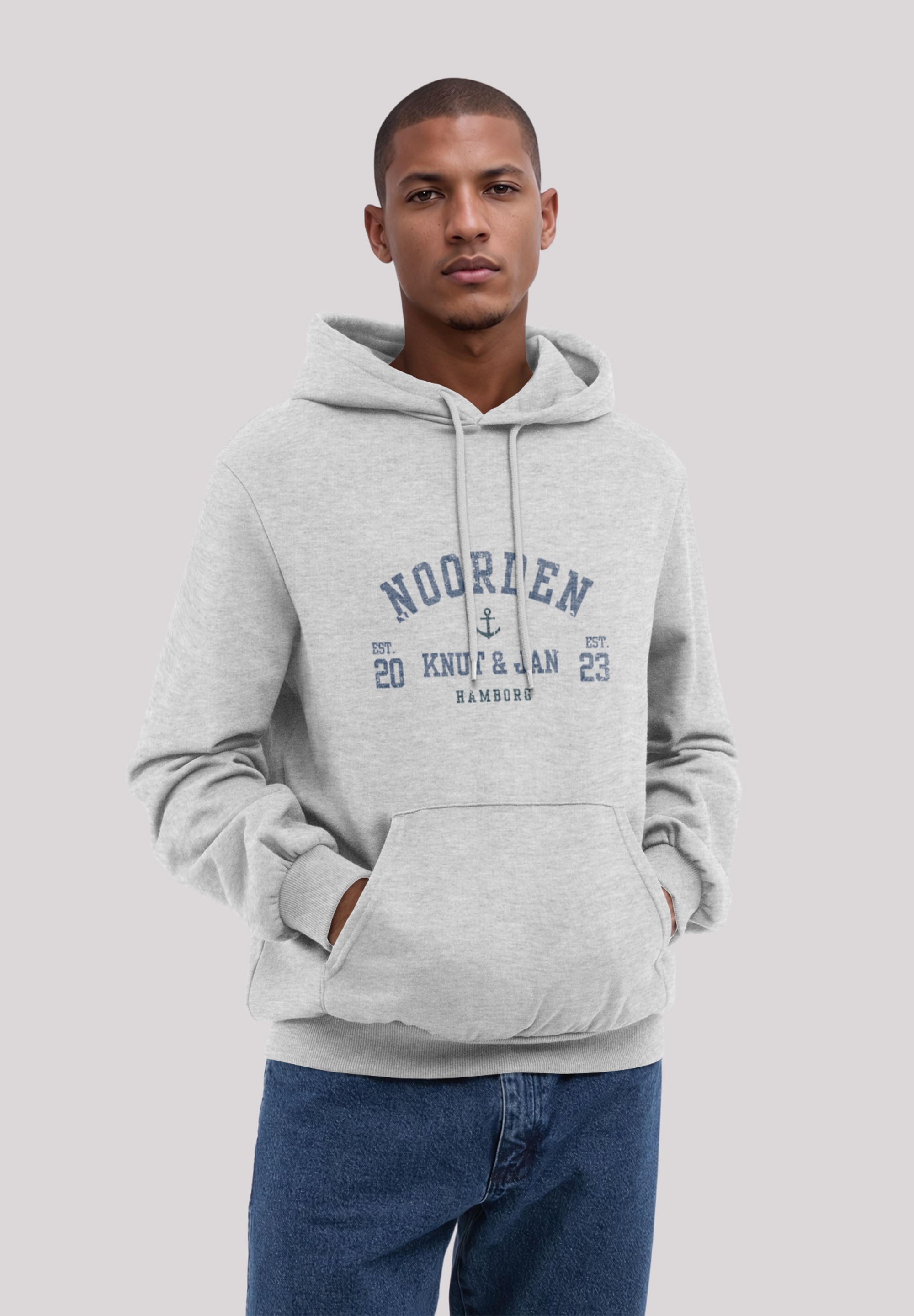 F4NT4STIC Kapuzenpullover "Knut & Jan Hamburg Noorden Collegiate", Premium günstig online kaufen