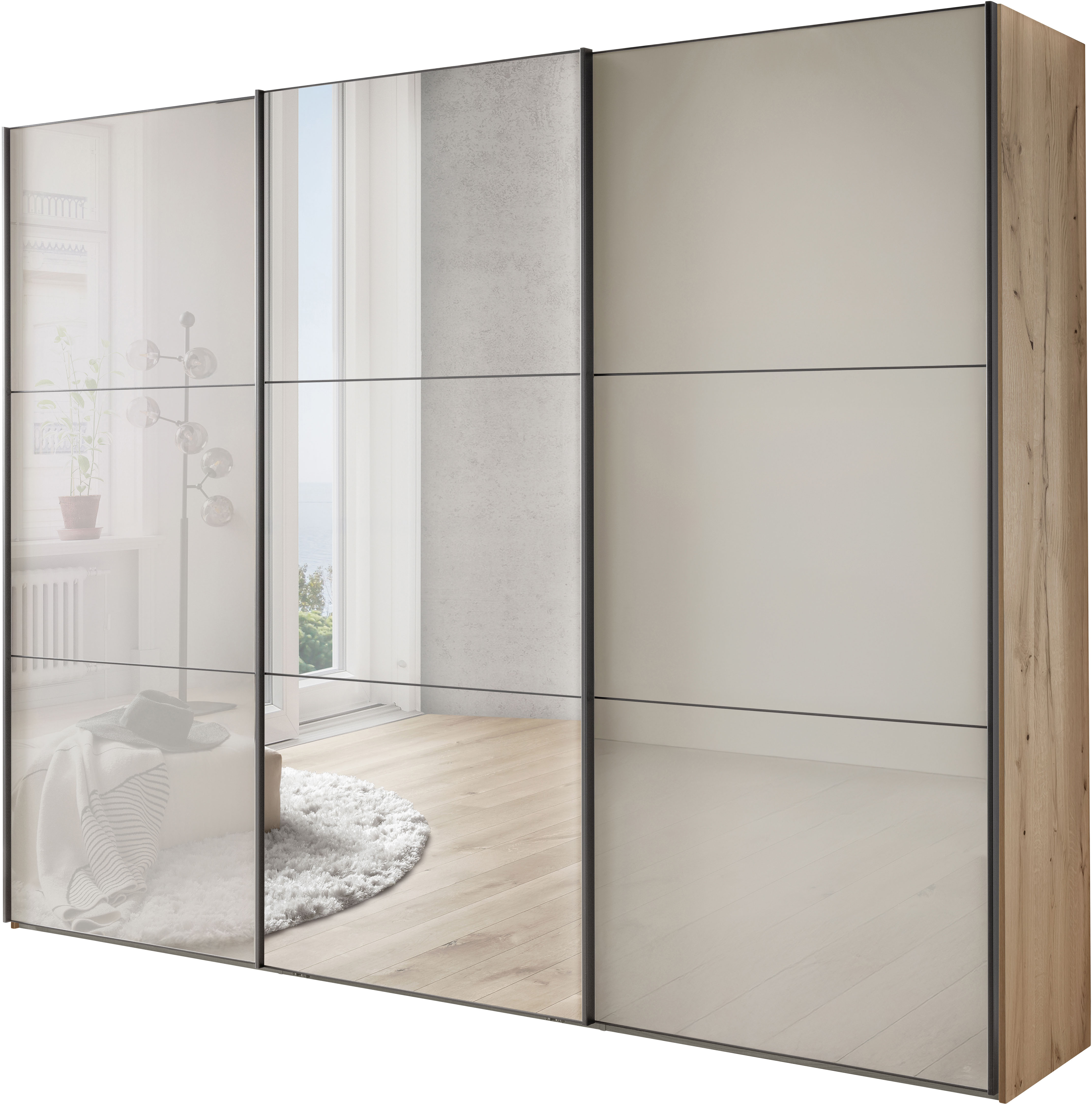 WIEMANN "Phoenix, Made in Germany, modernes Design, Highlight, Blickfang" Viele Farbkombinationen, in 4 Breiten und in 2 Höhen erhältlich, maximaler Staurraum, inkl.Einlegeböden, Wäscheböden u. Dämpfer
