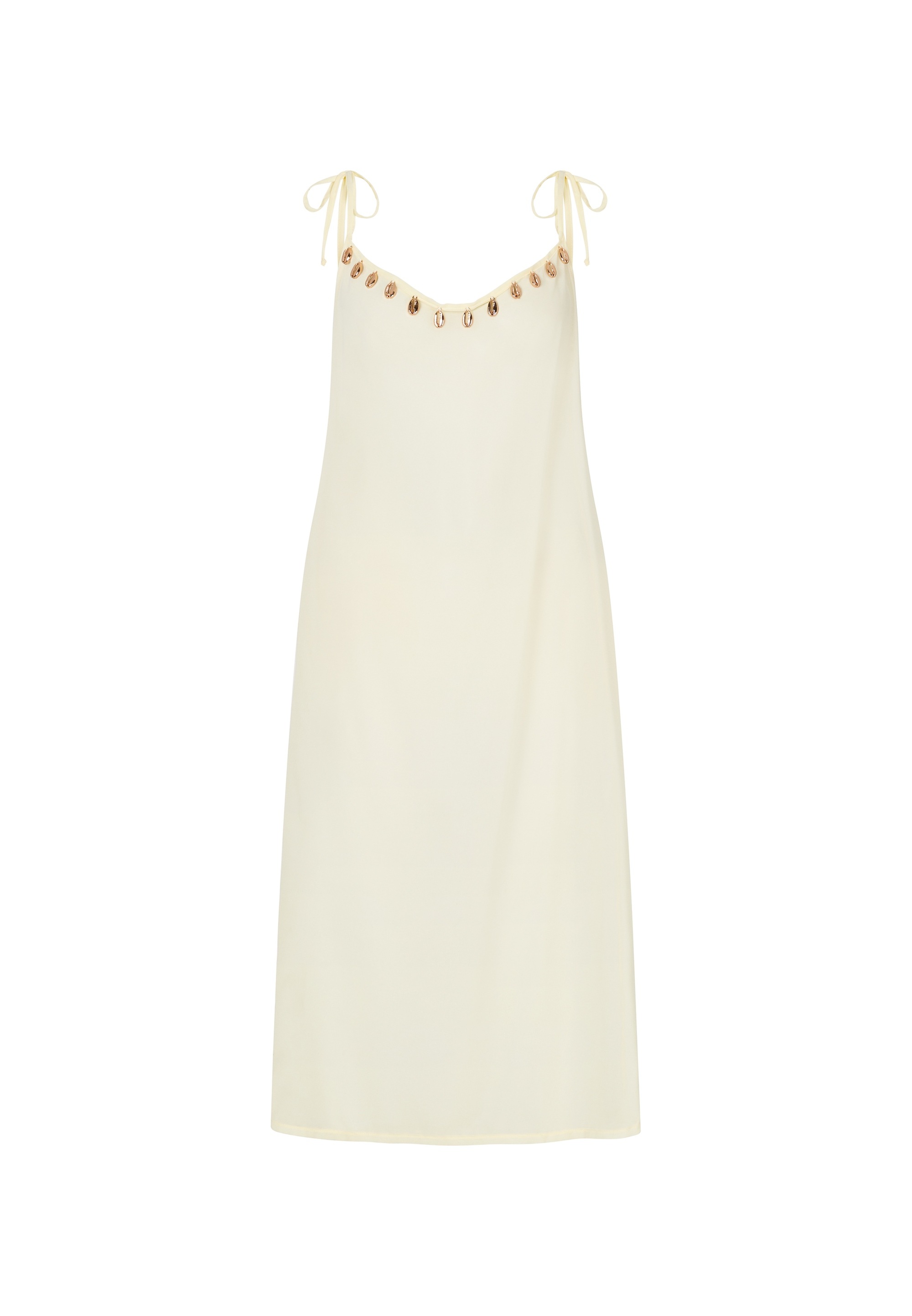 Moda Minx Jerseykleid »GOLD SHELLS CHIFFON LONG SKIRT«, mit tollen Muschel-Elementen