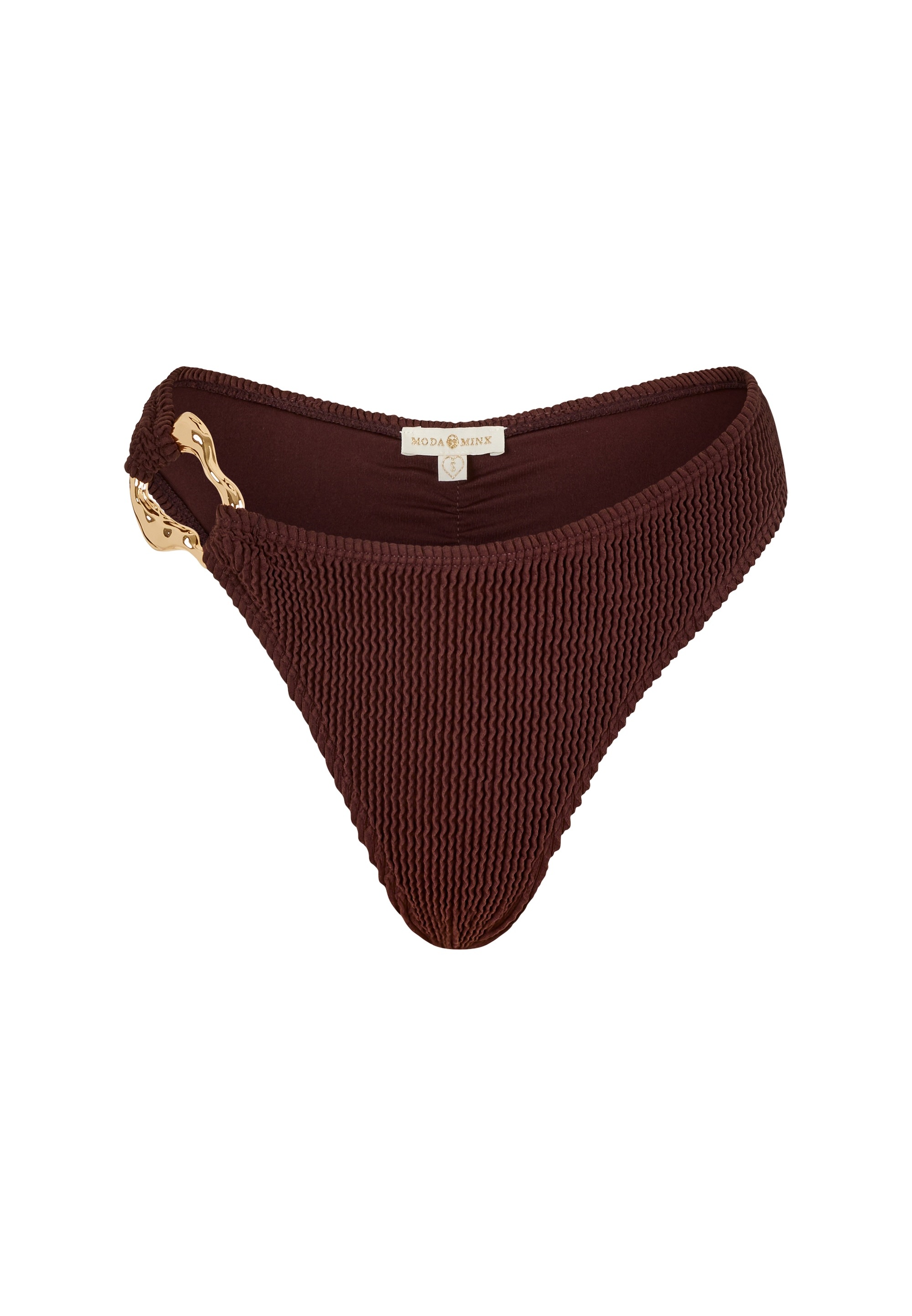 Moda Minx Bikini-Hose »SCRUNCH«, (1 St.), mit tollem Schmuckelement