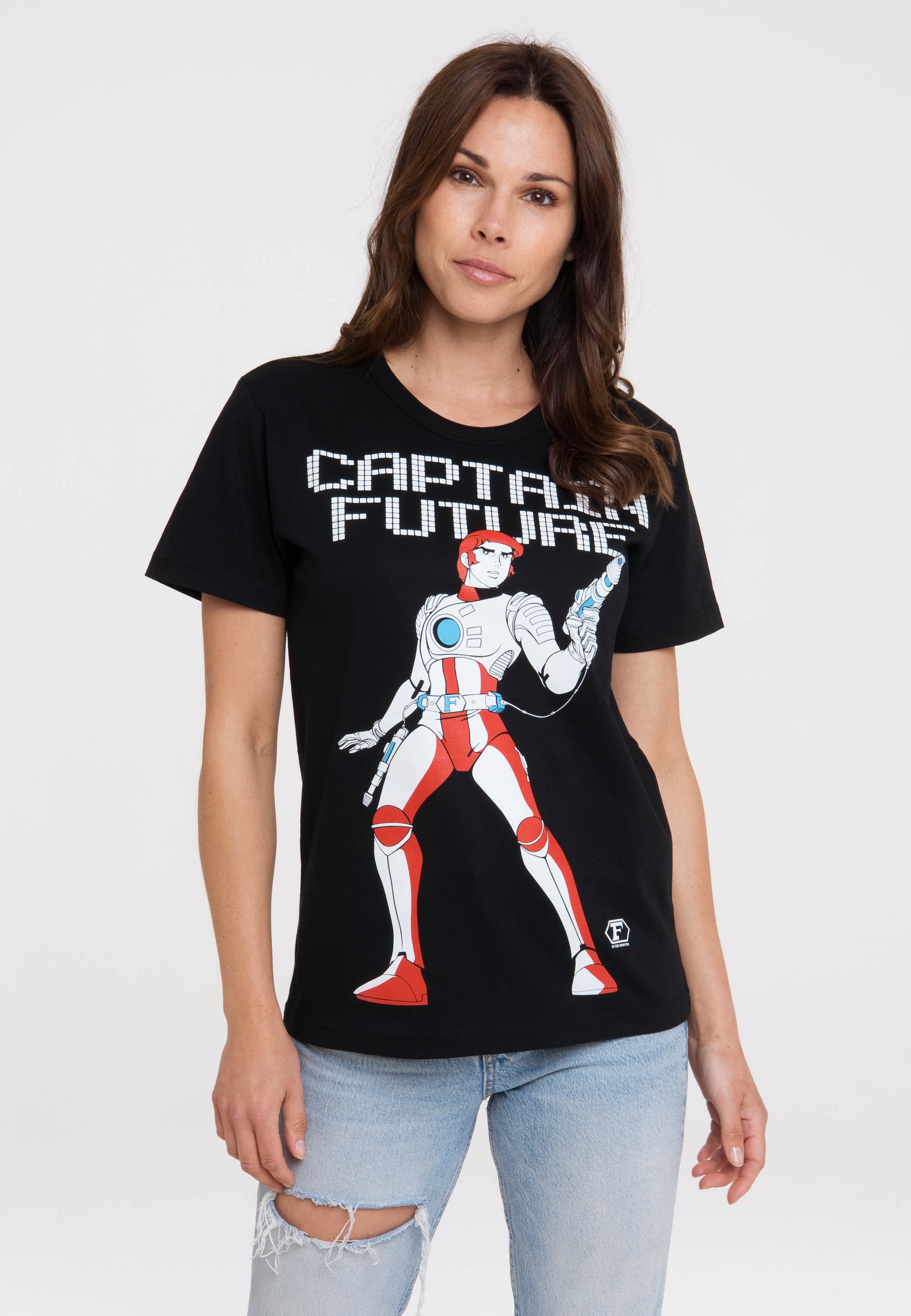 LOGOSHIRT T-Shirt »Captain Future«, mit coolem Frontprint online kaufen |  BAUR