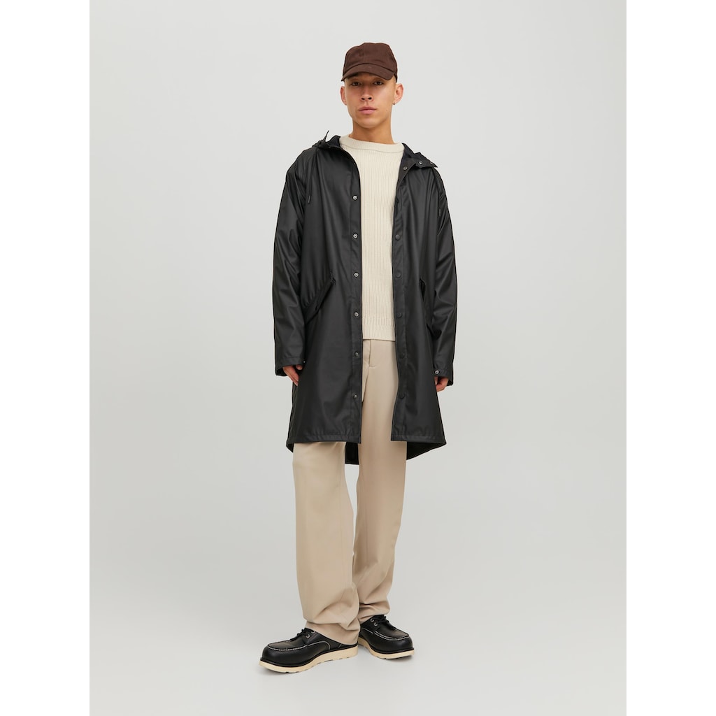 Jack & Jones Regenjacke »JJEURBAN RAIN COAT NOOS«, mit Kapuze