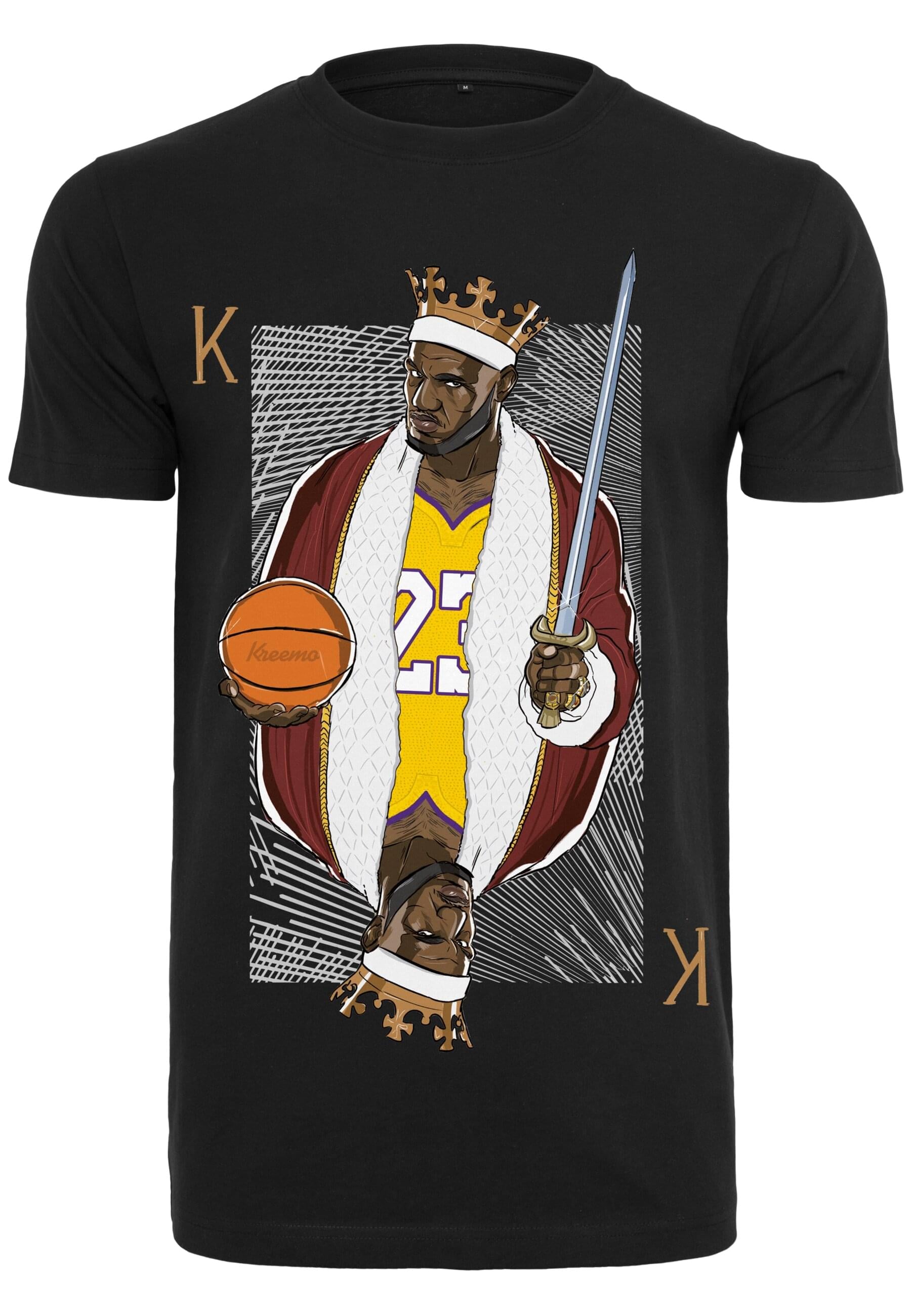 MisterTee T-Shirt "MisterTee Damen Ladies King James LA Tee" 1 Stk. günstig online kaufen