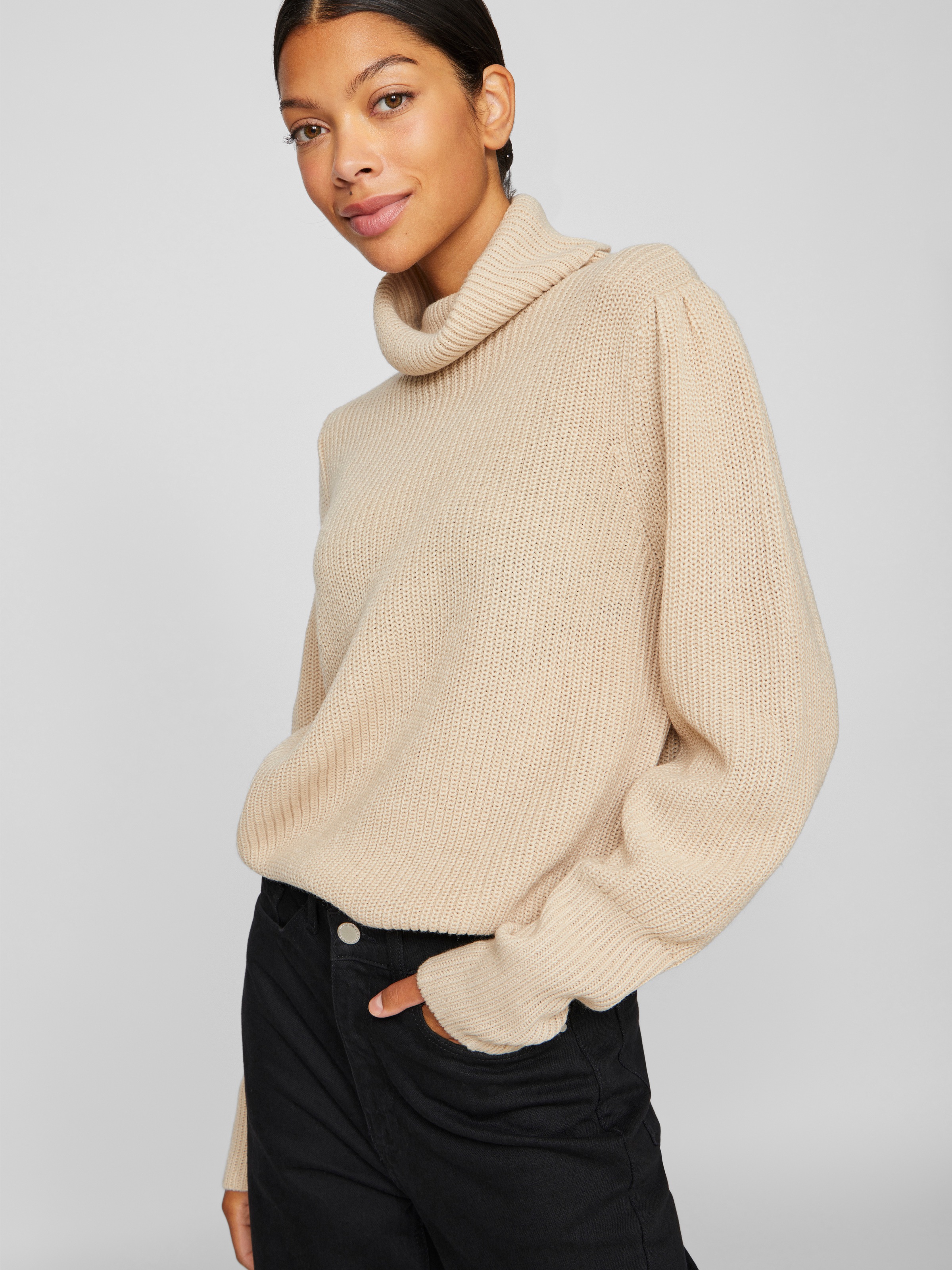 Vila Rollkragenpullover »VILOU NEW ROLLNECK L/S KNIT TOP - NOOS«