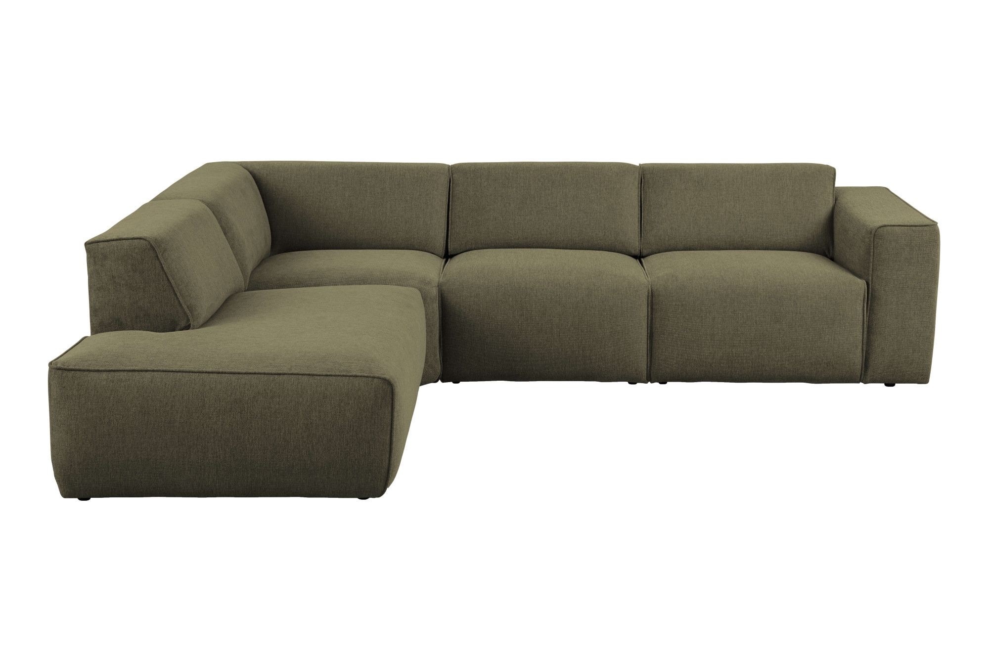 andas Ecksofa »Noord«, mit Kedernaht, in einem Soft-Touch Bezug