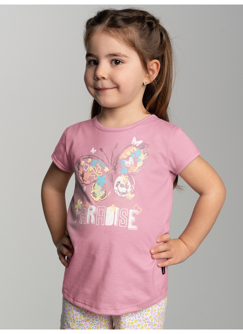 Trigema "TRIGEMA T-Shirt mit buntem Schmetterling-Printmotiv" 1 Stk.
