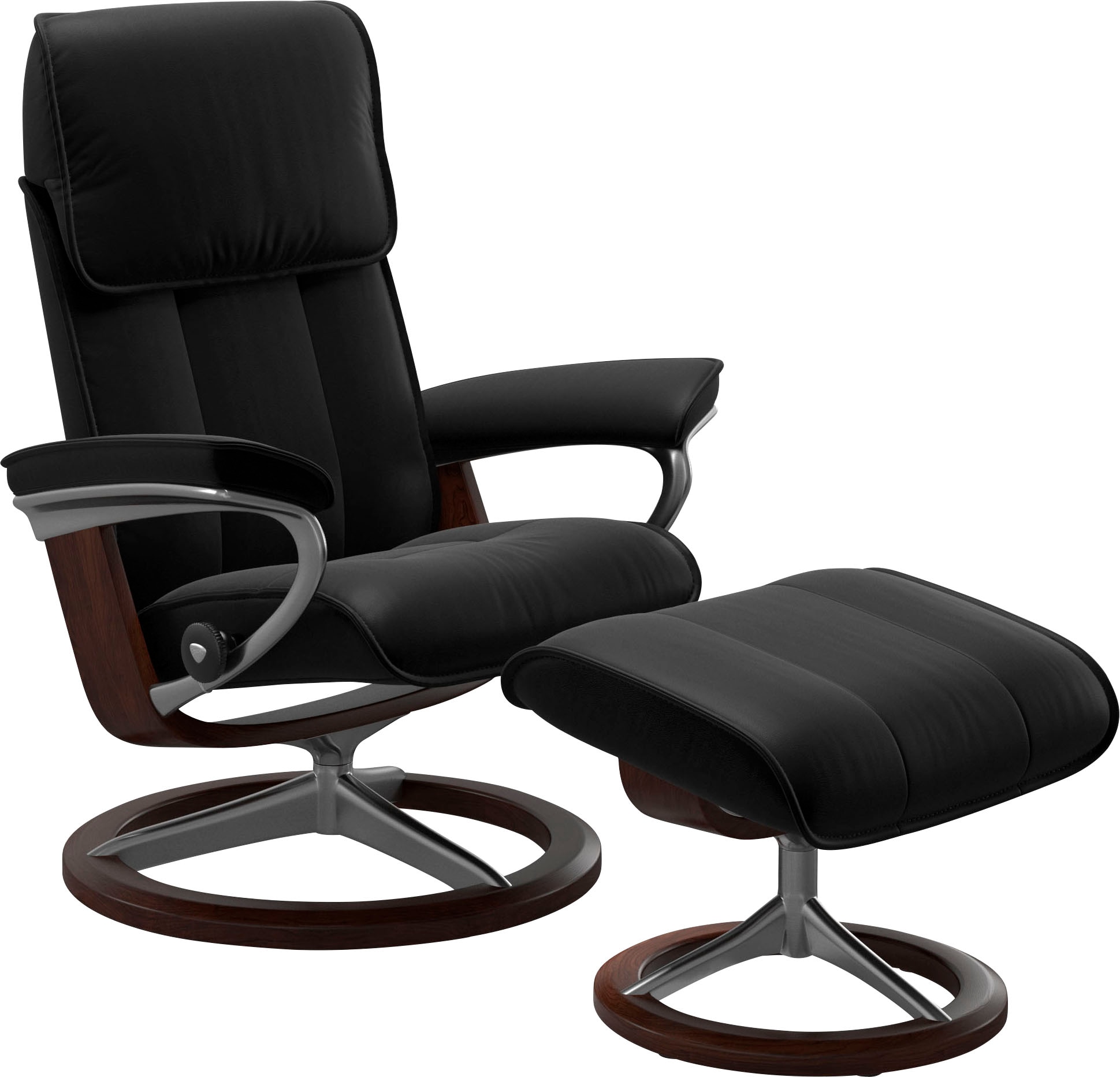 Stressless Relaxsessel "Admiral" mit Signature Base, Größe M & L, Gestell Braun