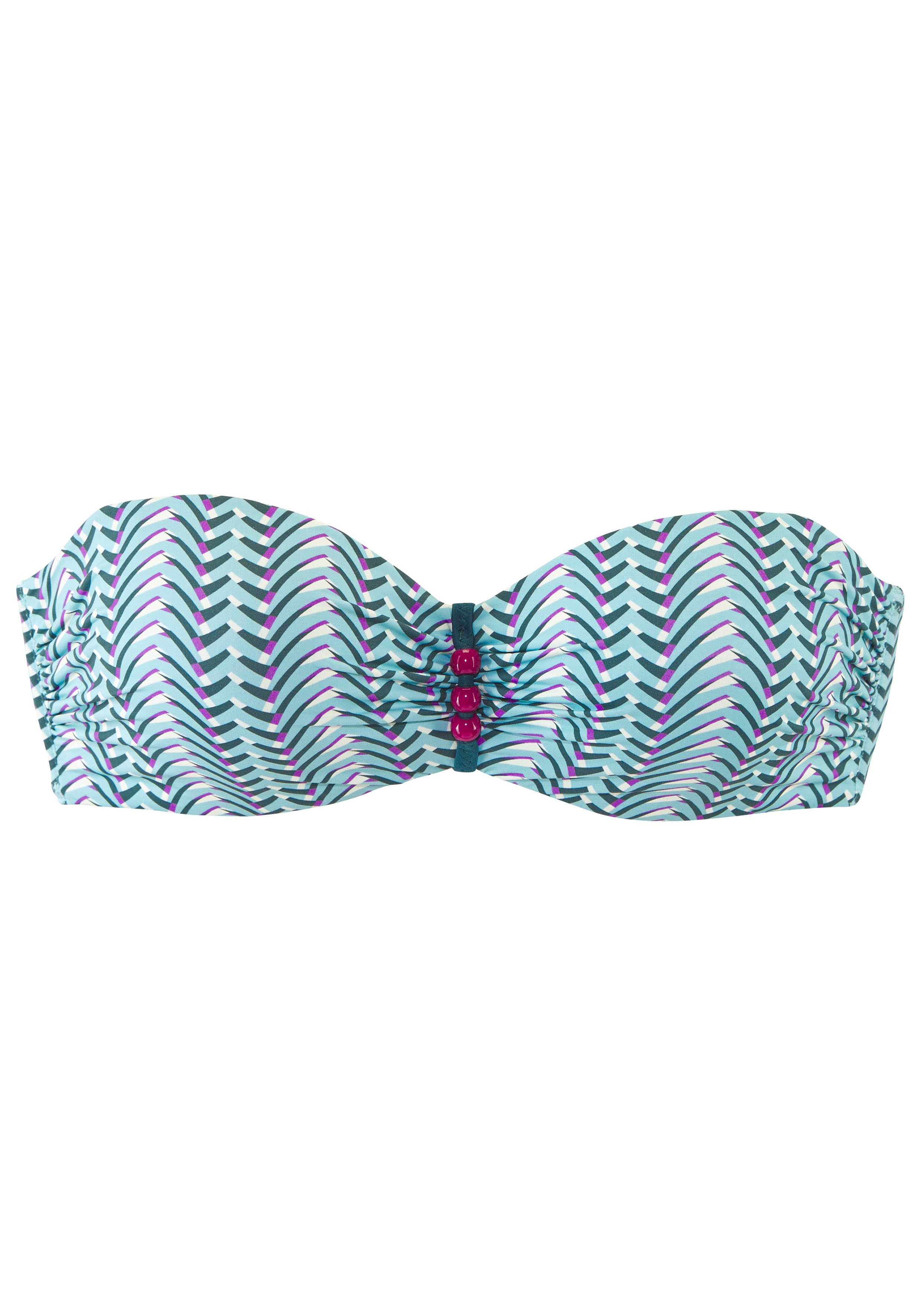 Thumbnail - Vivance Bügel-Bandeau-Bikini mit Zierperlen