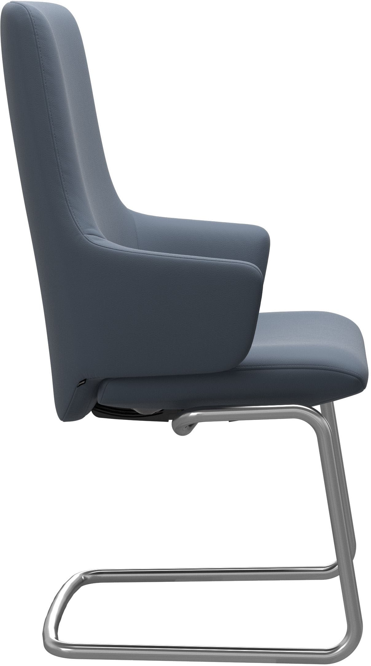 Stressless® Polsterstuhl »Laurel«, Leder PALOMA, High Back mit Armlehne, Größe L, mit Beinen aus Stahl in Chrom