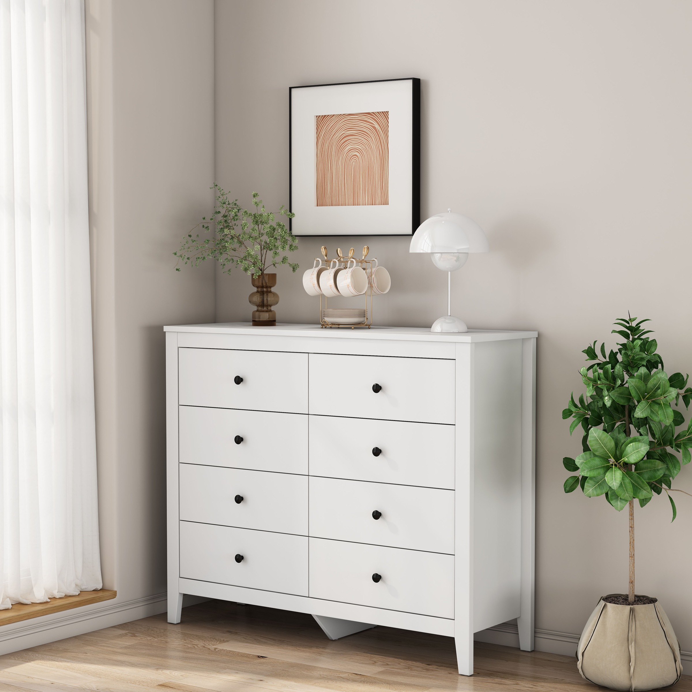 OTTO home Schubkastenkommode "Borkum Sideboard Anrichte mit 6 Schubladen La günstig online kaufen
