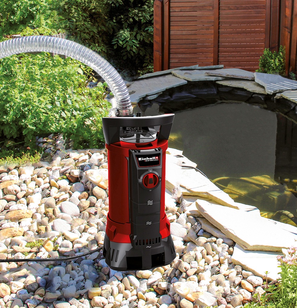 Schmutzwasserpumpe EINHELL, B:25cm H:45cm L:26cm, rot, Pumpen, "GE-DP 6935 A", 17500 l/h max. Fördermenge