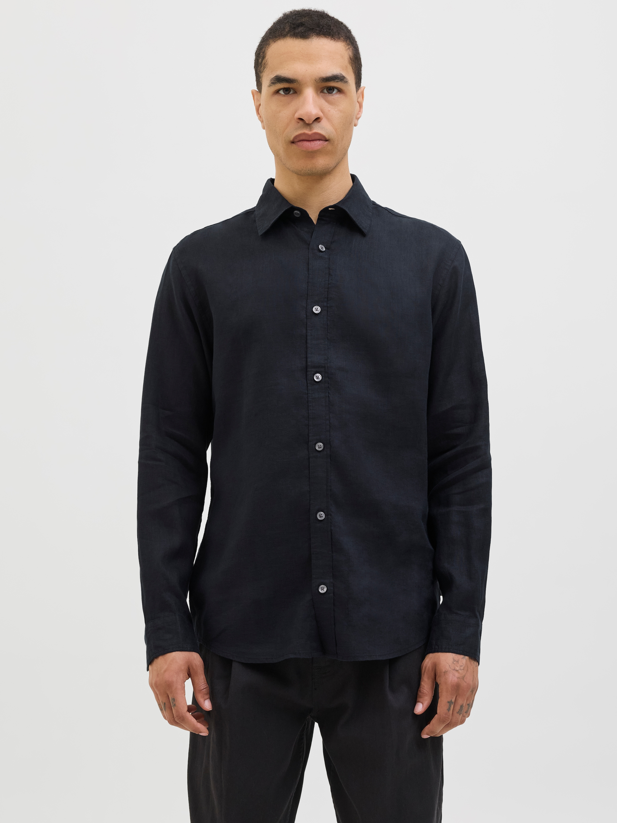 Jack & Jones Leinenhemd »JPRBLALOUI LINEN L/S SHIRT«