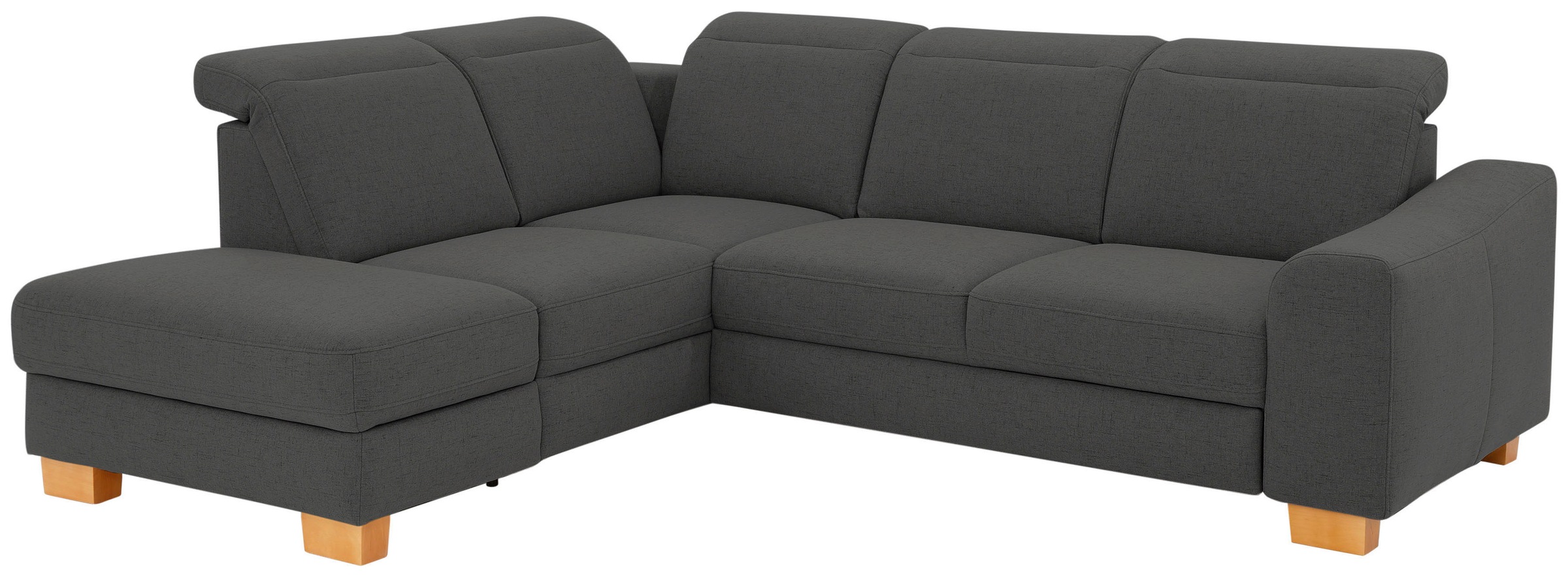 Home affaire Ecksofa »Dundee L-Form« wahlweise mit Kopfteilverstellung und zusätzlich mit Bettfunktion