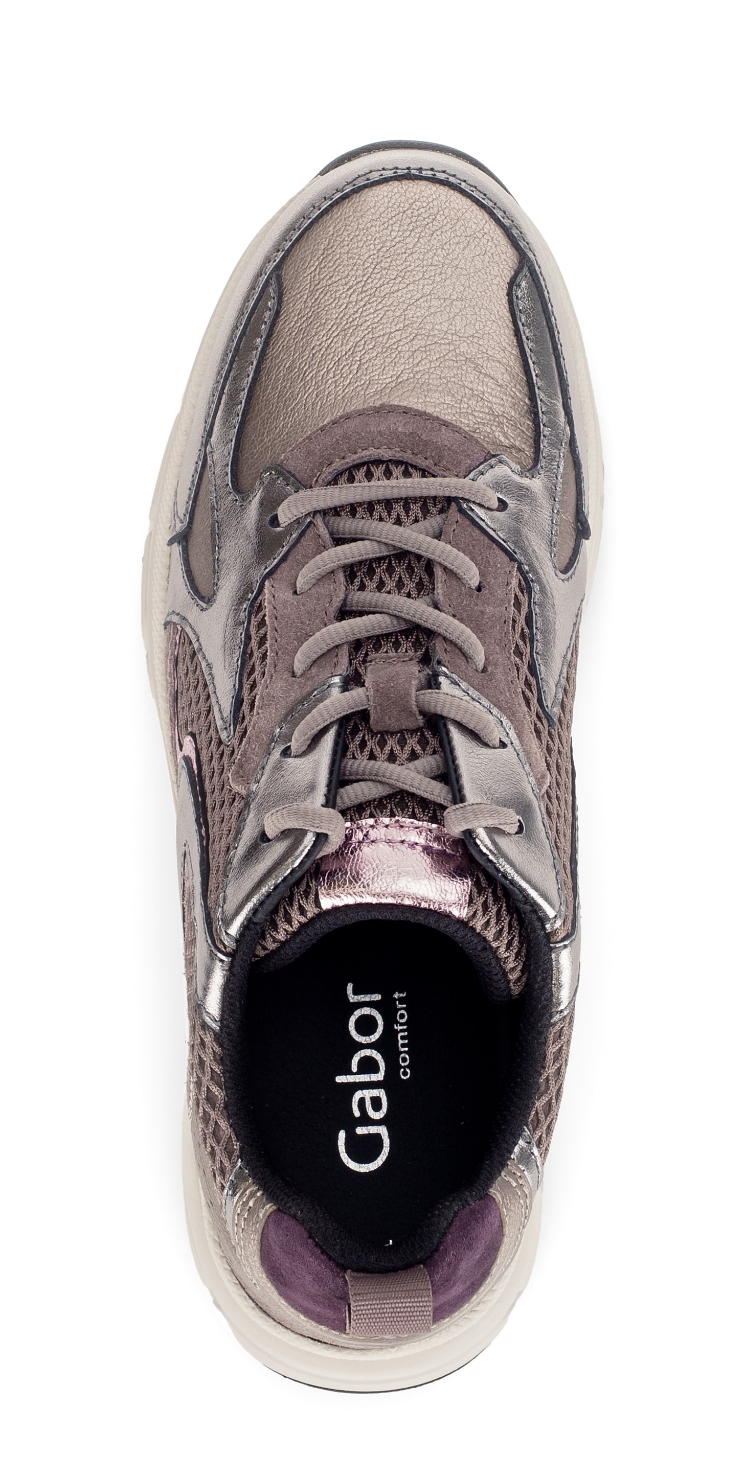 Gabor Keilsneaker »FLORENZ«, Plateau, Schnürschuh, Halbschuh in komfortabler G-Weite (=weit)