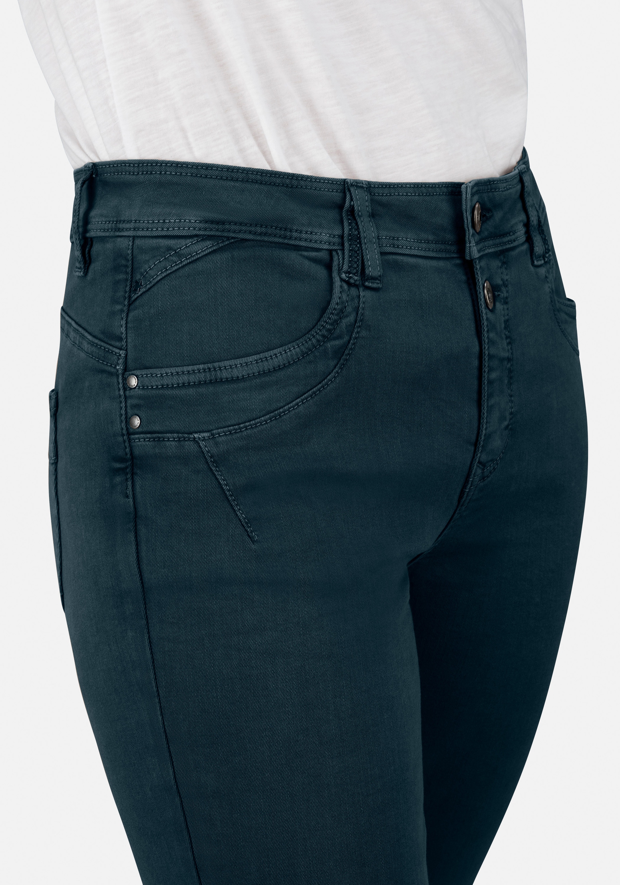 STOOKER WOMEN Boyfriend-Jeans »Davos Colour Denim Boyfriend Fit Jeans« Jeans Boyfriend Fit Casual Denim Lässige Passform für Damen