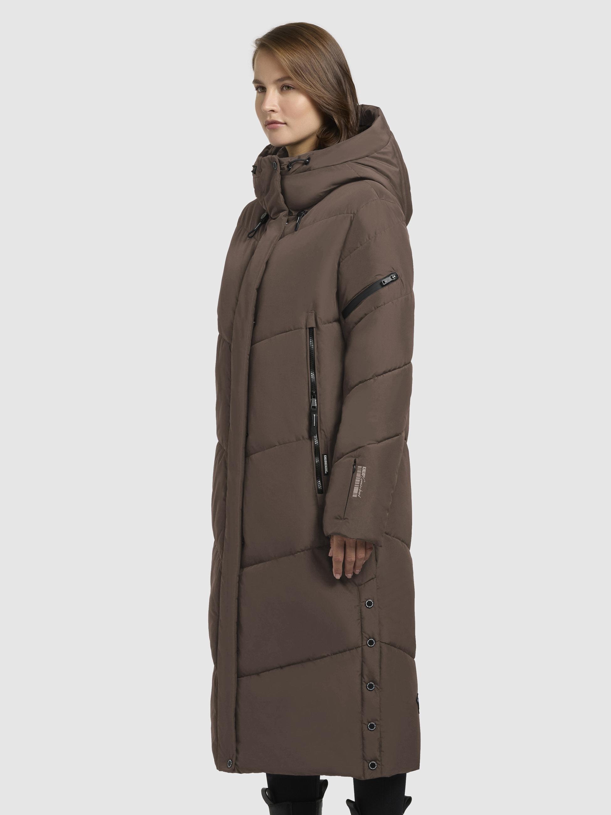 khujo Steppmantel "Sonje6", Gesteppter, extralanger Damen Wintermantel günstig online kaufen