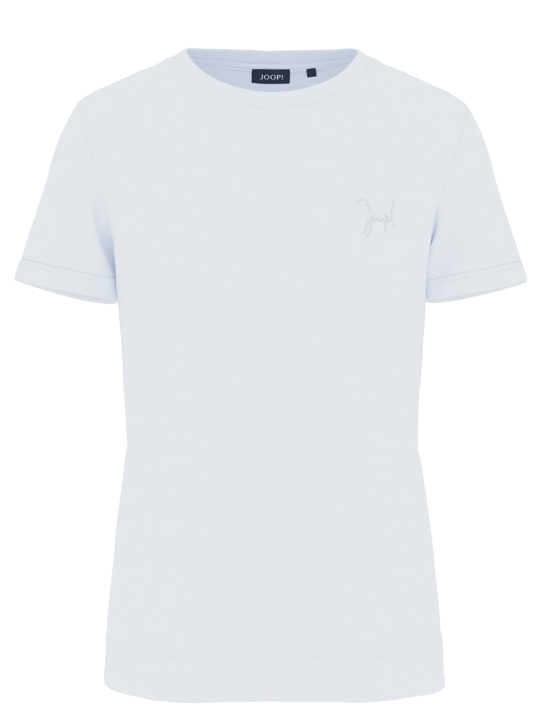 JOOP T-Shirt "Tia" mit tonigem Logo-Stitching, schmale Form