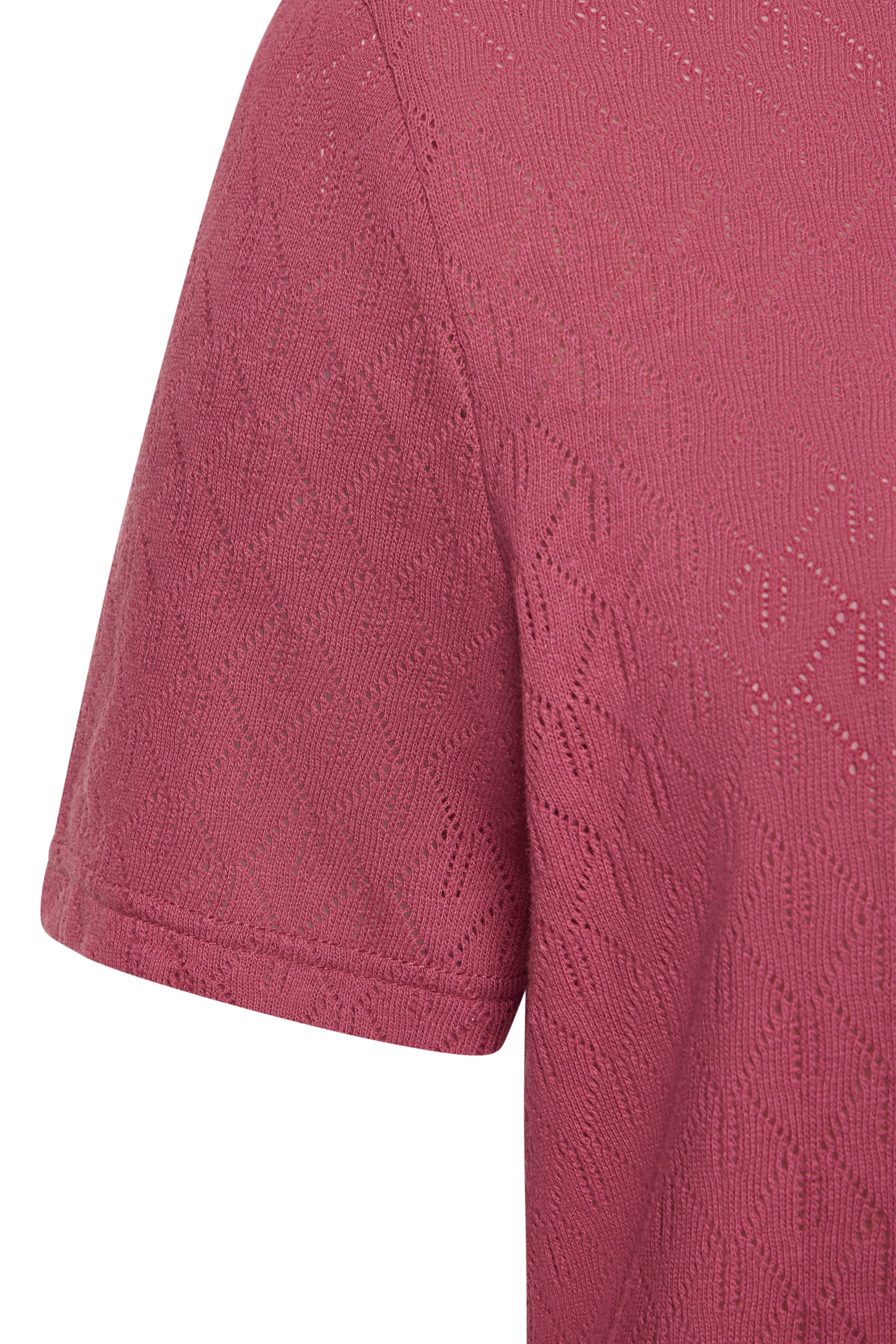 Vivance Kurzarmshirt »mit modischem Ajour-Muster«, aus weicher Baumwoll-Qualität