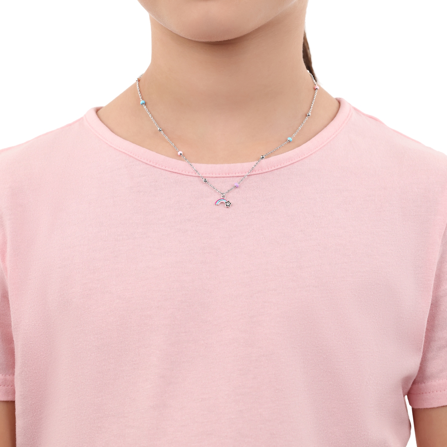 Prinzessin Lillifee Kette mit Anhänger »Sternschnuppe-Motiv, 2039759«, mit Zirkonia (synth.)