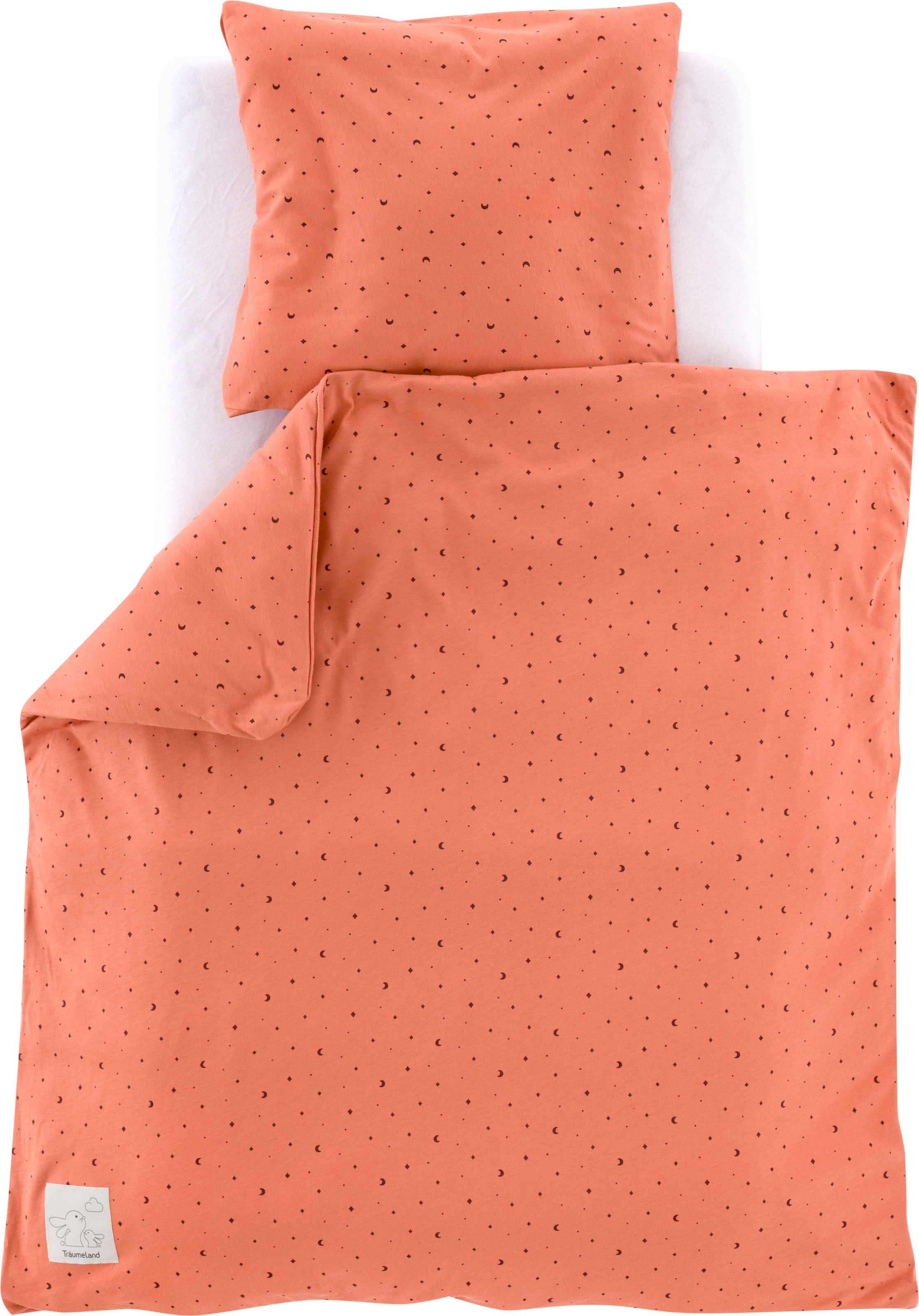 Träumeland Babybettwäsche »Jersey Moon«, mit Allover-Print