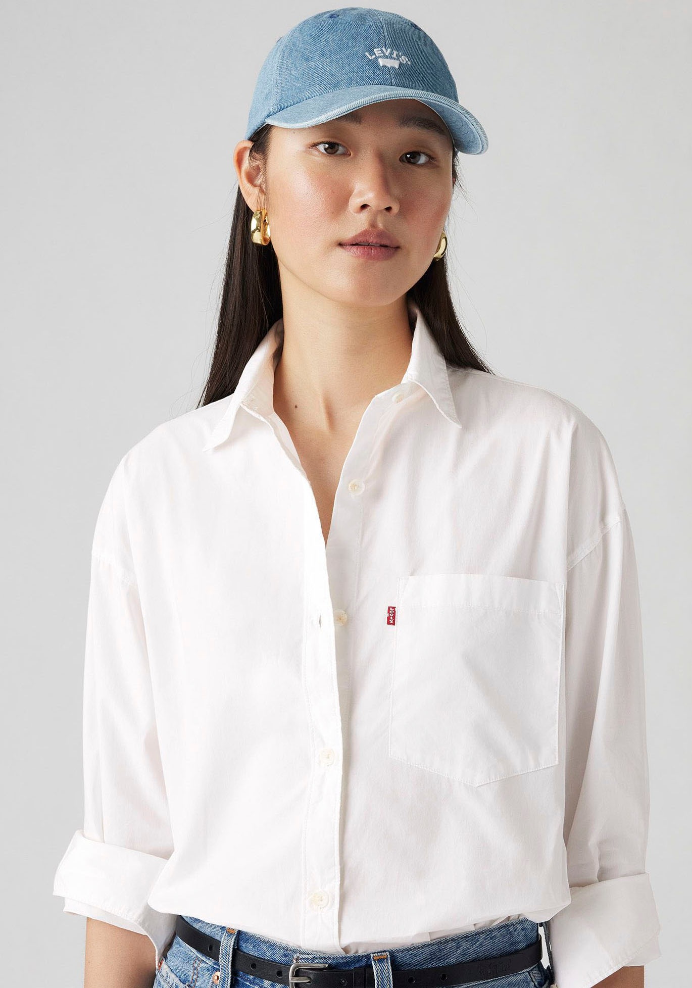 Levis Baseball Cap "LAZY GIRL LOGO CAP" mit Markenlogo Stickerei günstig online kaufen