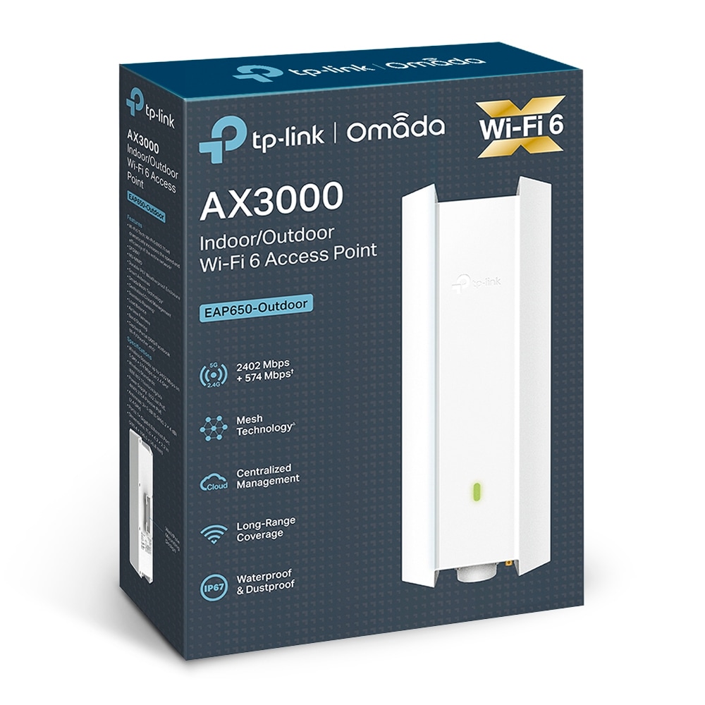 TP-Link Access Point »Omada EAP650-Outdoor AX3000 Outdoor Wi-Fi 6«