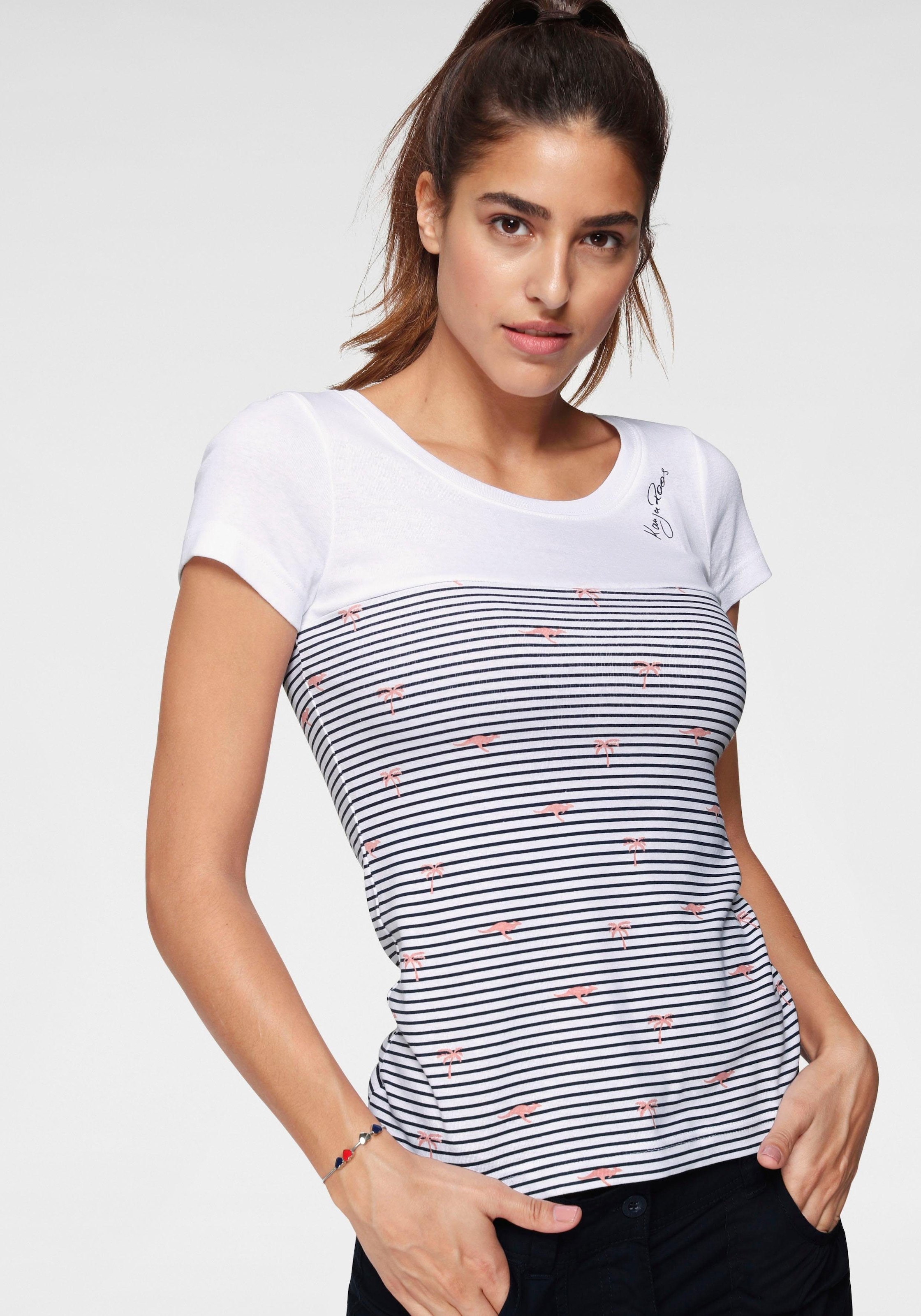 KangaROOS Marškinėliai su padėties Prints