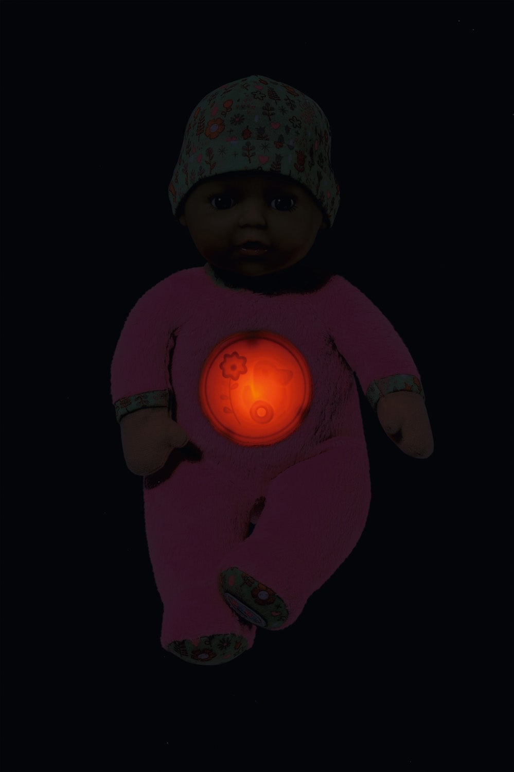 Baby Born Babypuppe »Nightfriends for babies, 30 cm«, mit Nachtlichtfunktion und Mütze mit Blumenmuster